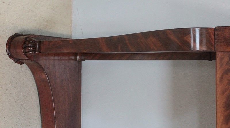 Mahogany Restoration Console 19th photo vinterior