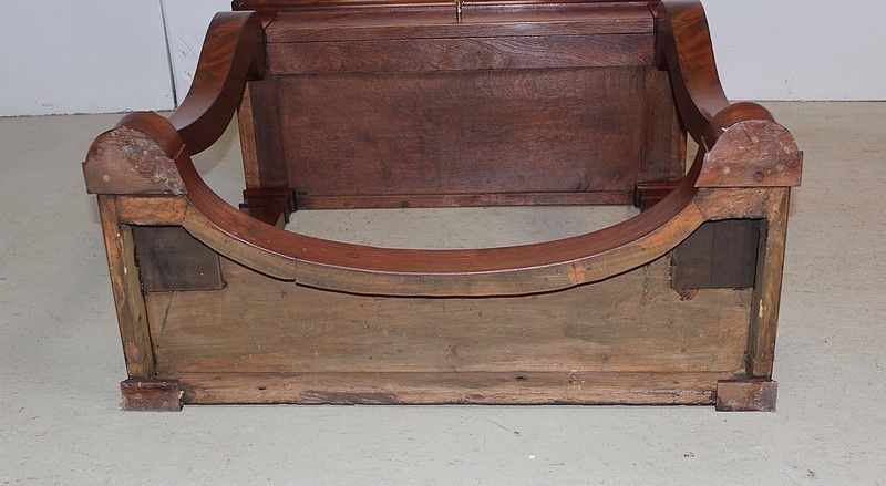 photo vinterior Mahogany Restoration Console 19th
