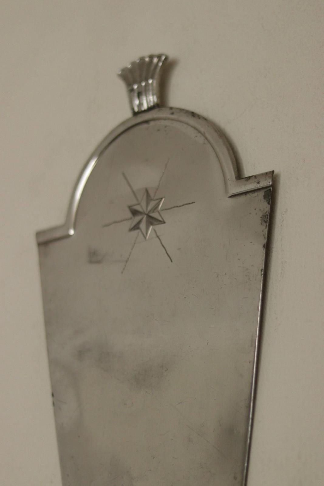 275.0 Pair Of Mid Century Swedish Pewter Sconces By Svenskt Tenn photo