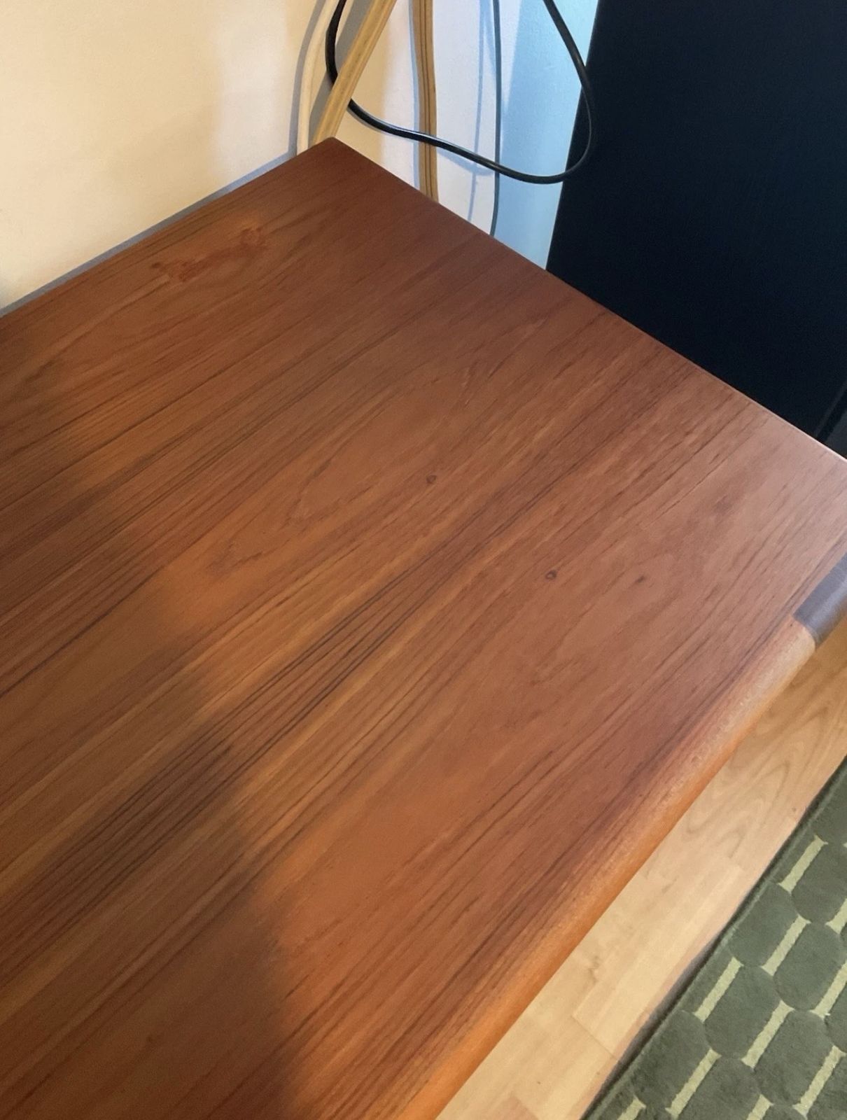 photo for sale Danish Teak Tambour Door Sideboard By Bernhard Pedersen & Son Model 142