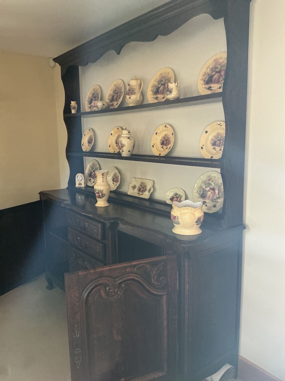 19c French Buffet And Later Hand Crafted Dresser Top photo Furniture