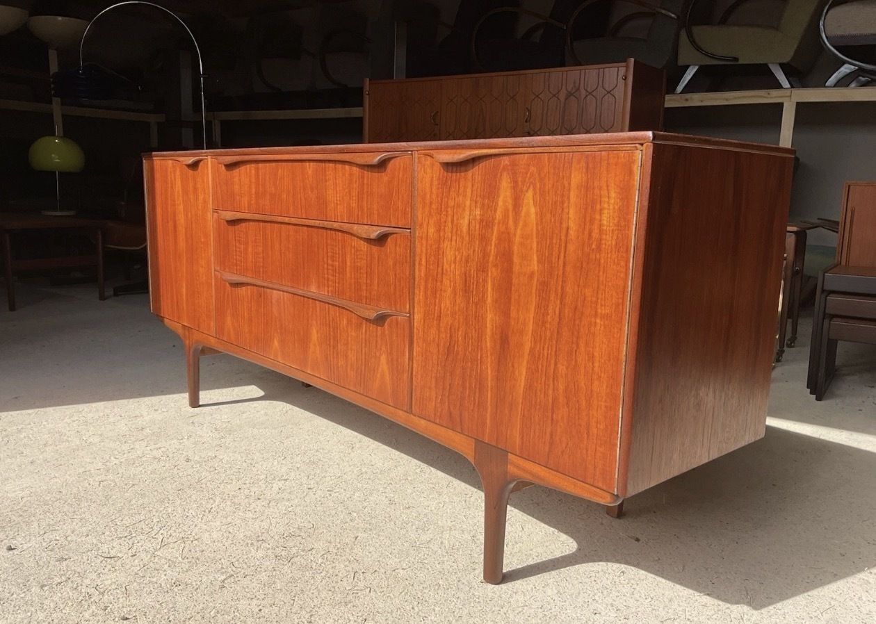 Mid Century “S” Form Teak Sideboard By Sutcliffee Todmorden 2211c 1960s photo buy