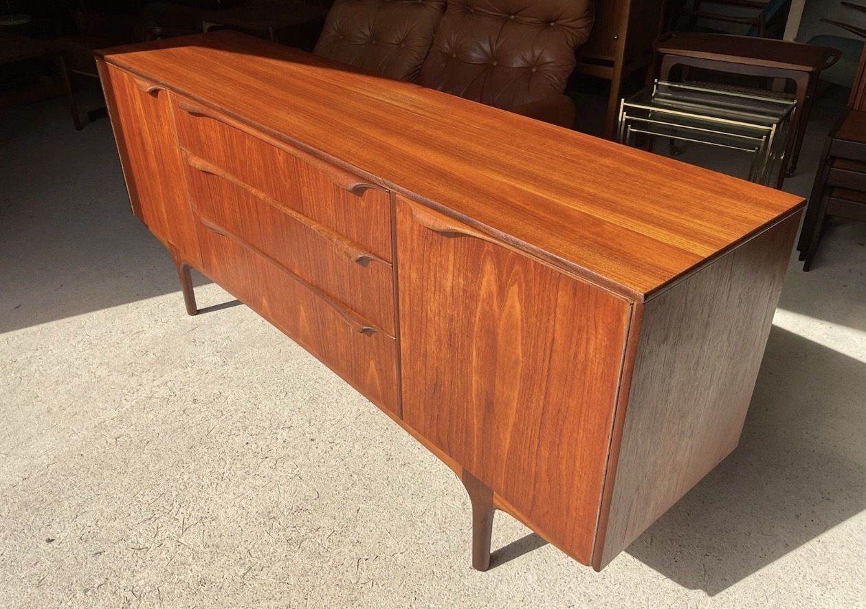 photo furniture Mid Century “S” Form Teak Sideboard By Sutcliffee Todmorden 2211c 1960s