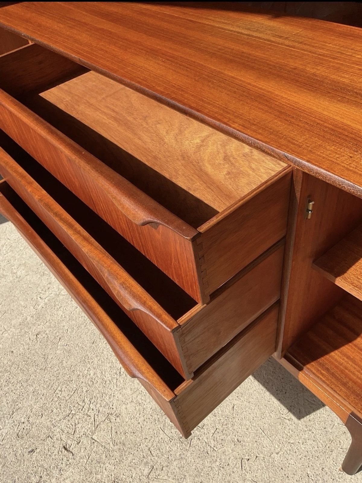 photo buy Mid Century “S” Form Teak Sideboard By Sutcliffee Todmorden 2211c 1960s