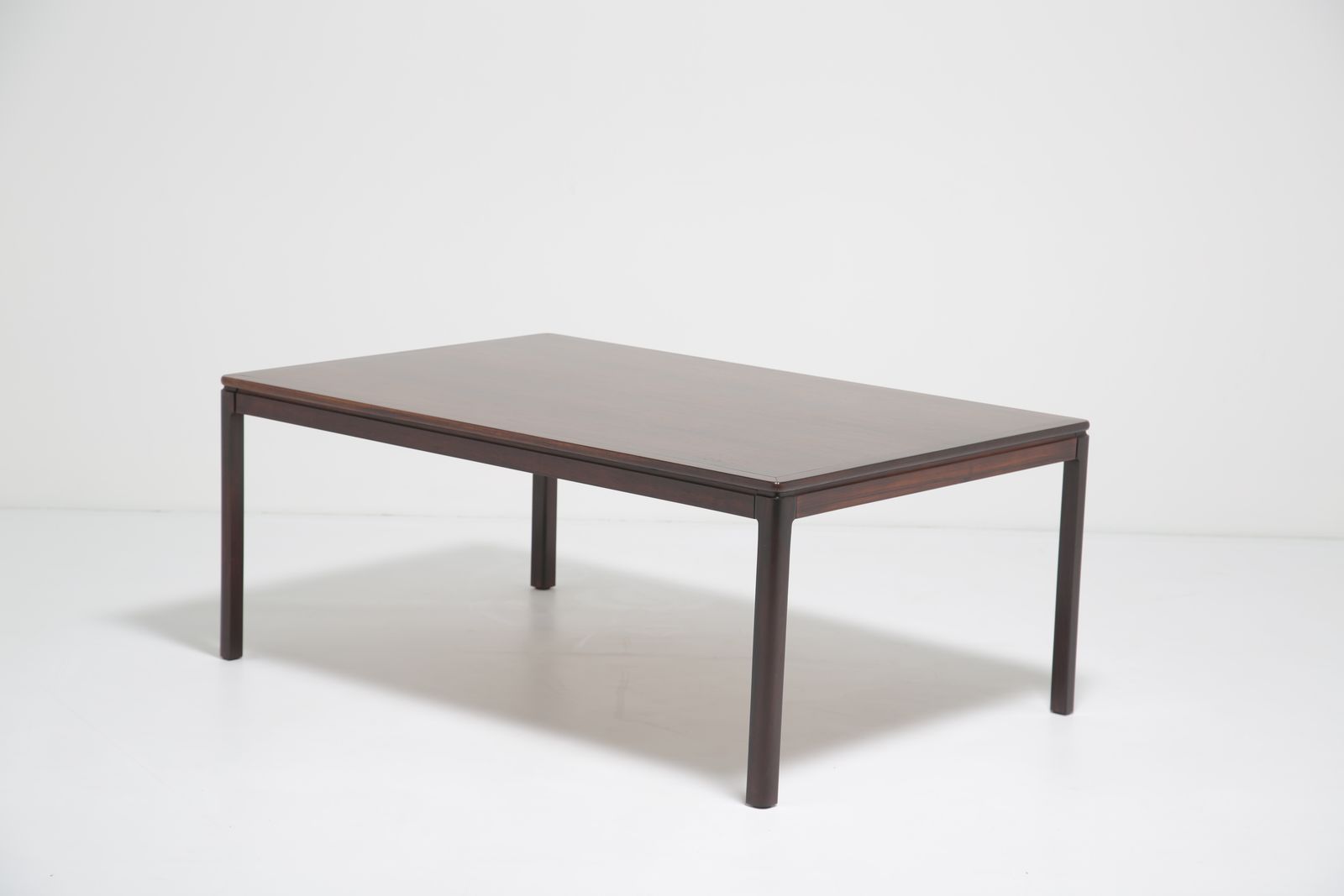 Grand Mid Century Swedish Coffee Table In Figured Rosewood, Sweden, 1960s