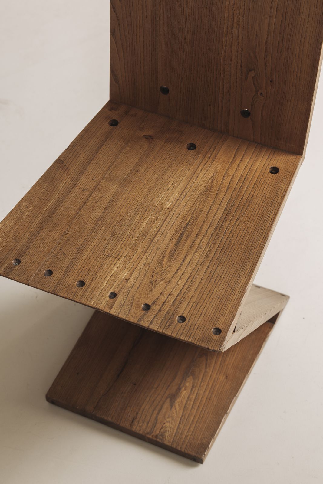 photo for sale Early Zig Zag Chair By Gerrit Thomas Rietveld For Gerard Van De Groenekan, 1960s