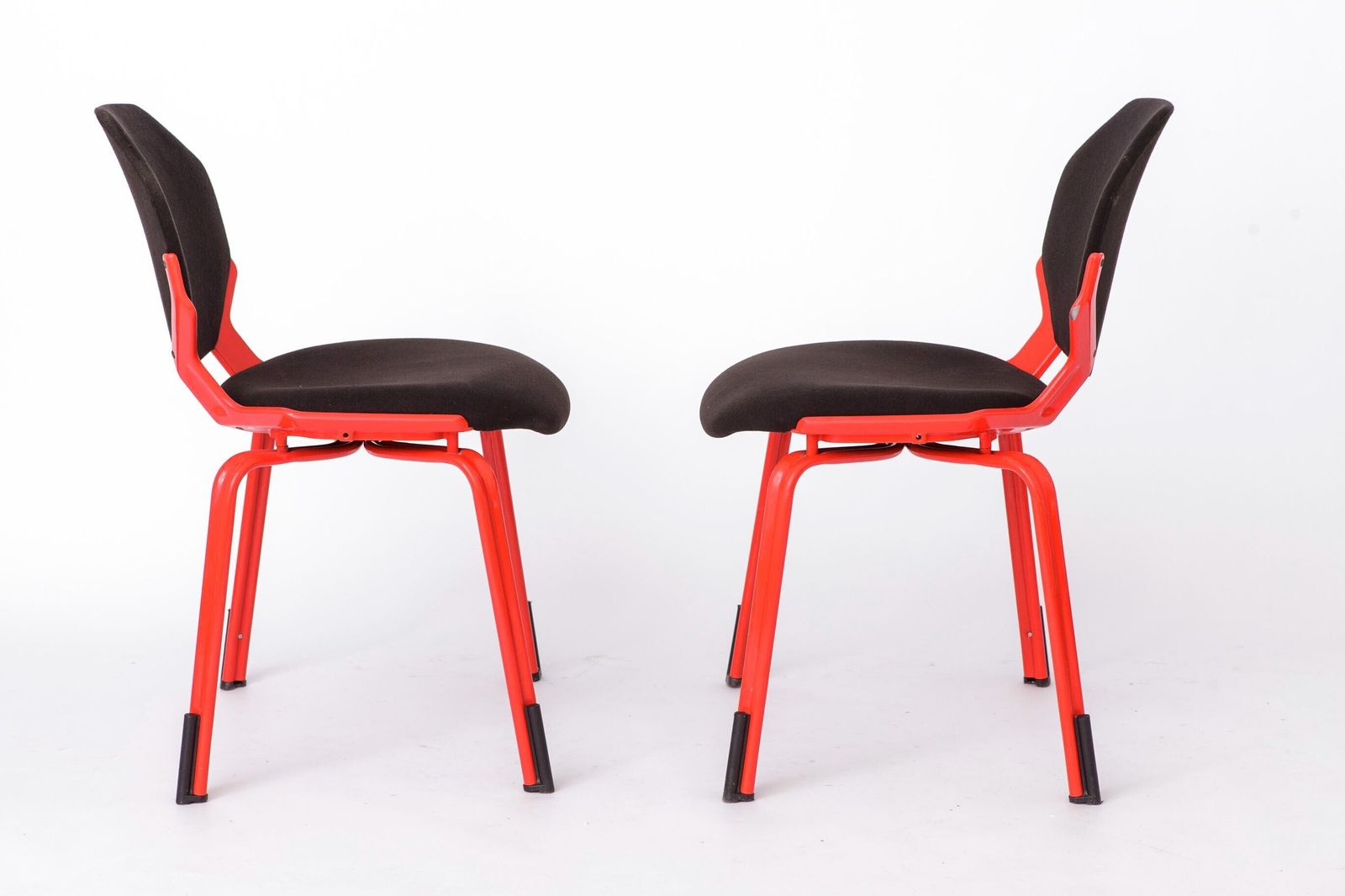 Space Age Stoelen Set Van 4, Fröscher Stapelstoelen, Duits Design Jaren 1980, Hartmut Engel, If Design Award photo Meubels