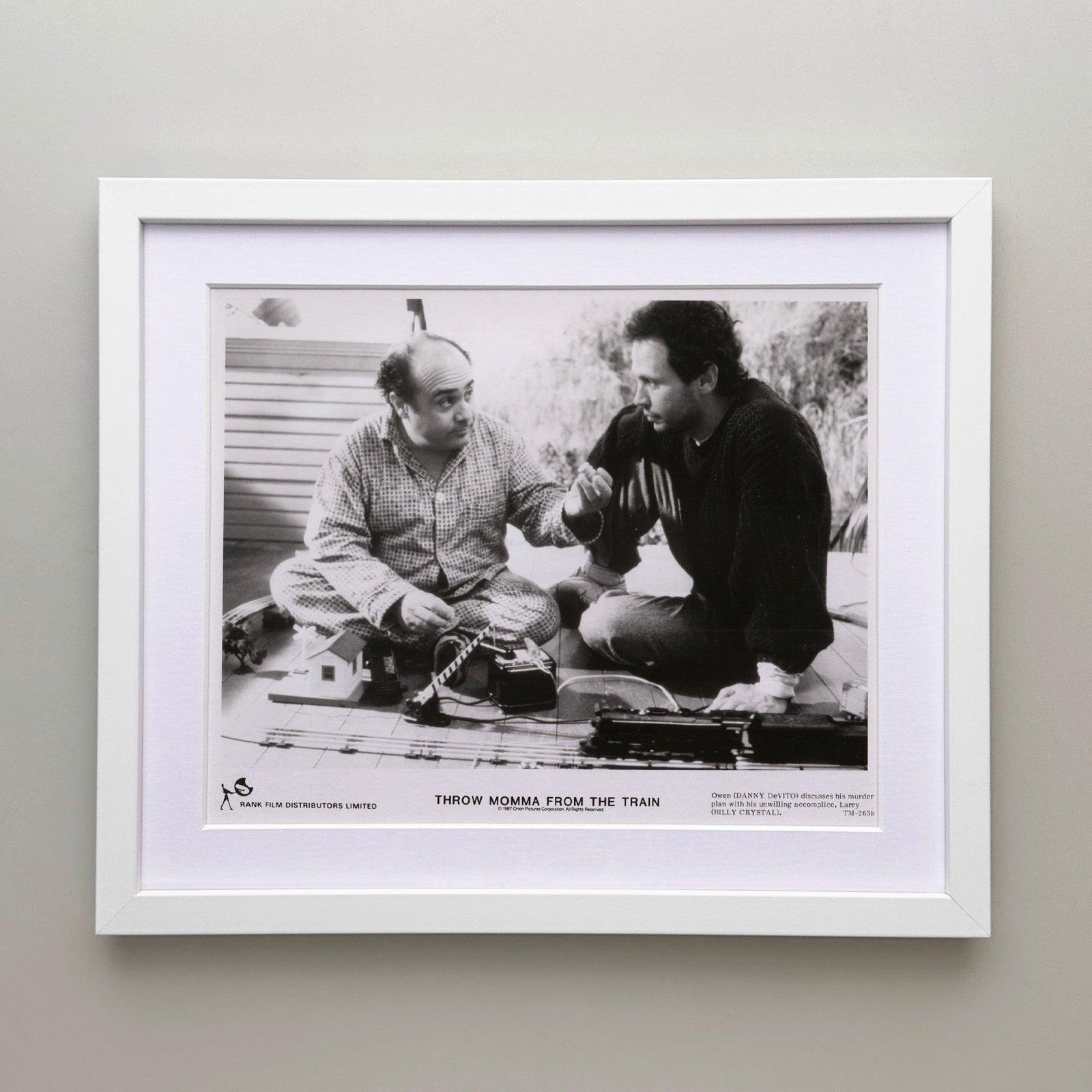 Throw Momma From The Train (1987) Press Publicity Still   Framed photo for sale