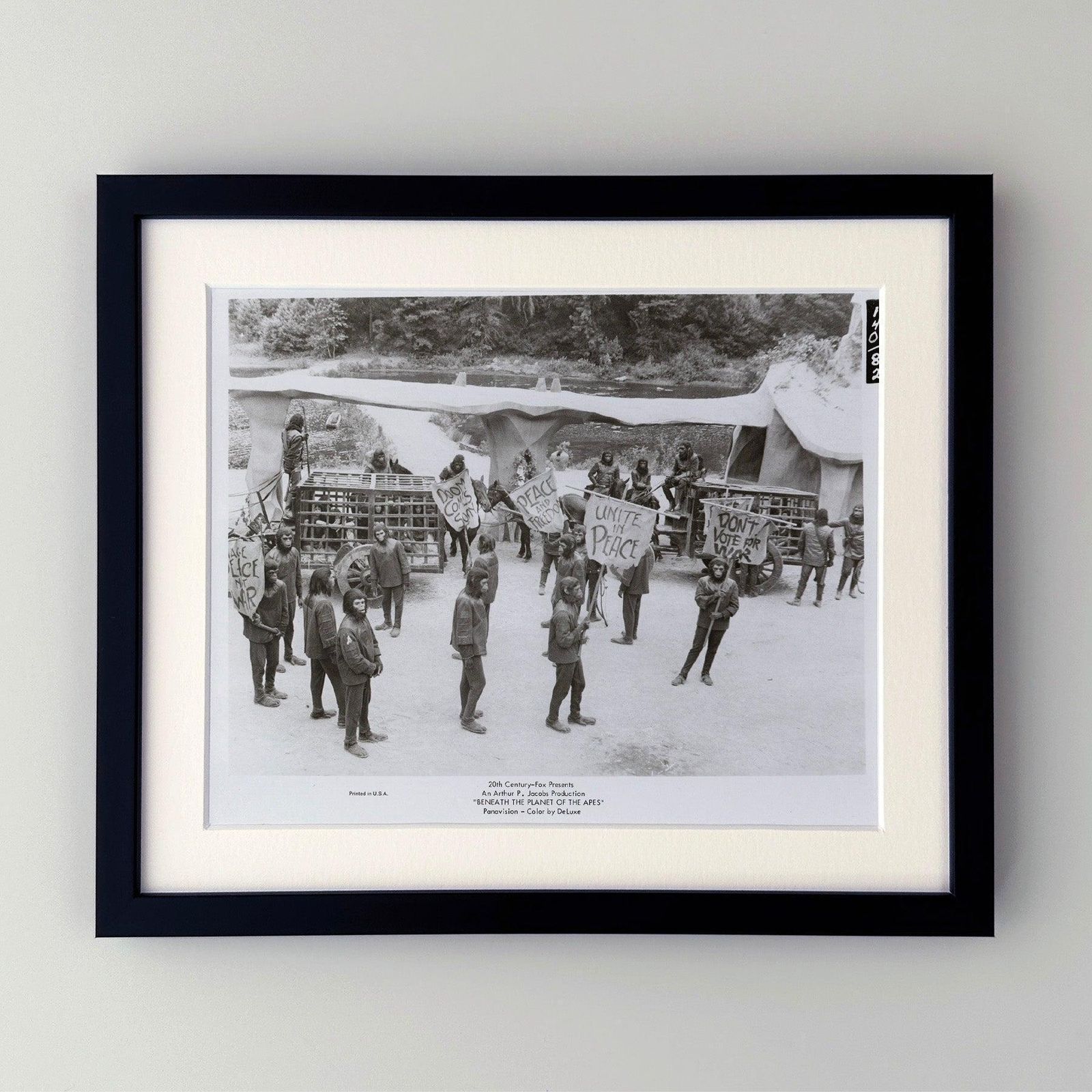 Beneath The Planet Of The Apes (1970) Press Publicity Still   Framed photo furniture