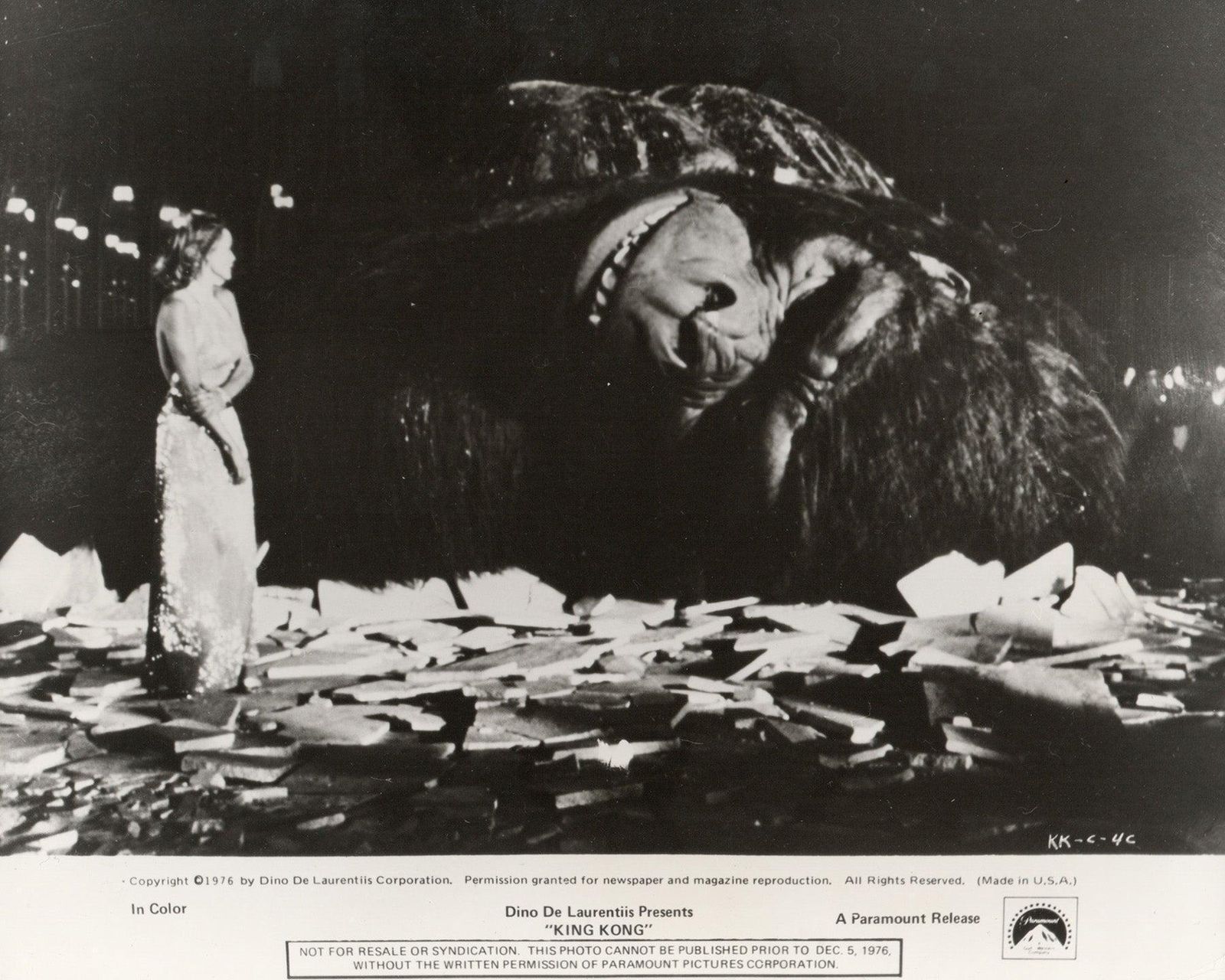 King Kong (1976) Press Publicity Still   Framed photo vinterior