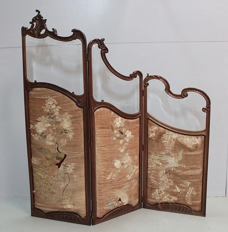Louis XV Screen Walnut 20th