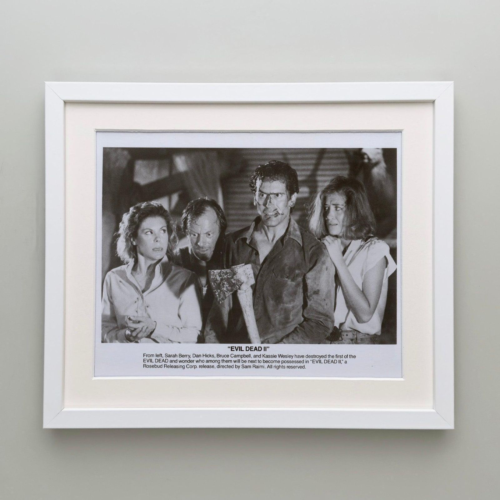 Evil Dead 2 (1987) Press Publicity Still   Framed photo Art