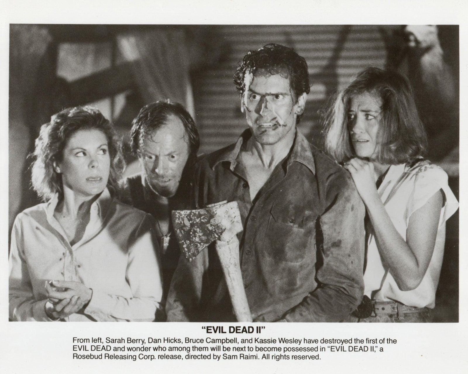 Evil Dead 2 (1987) Press Publicity Still   Framed photo vinterior