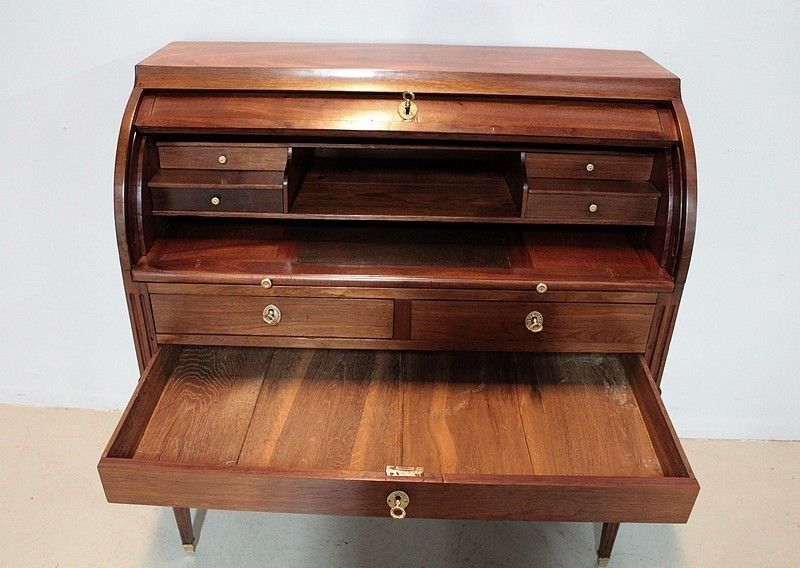 Office Cylinder Louis XVI Mahogany 18th photo buy