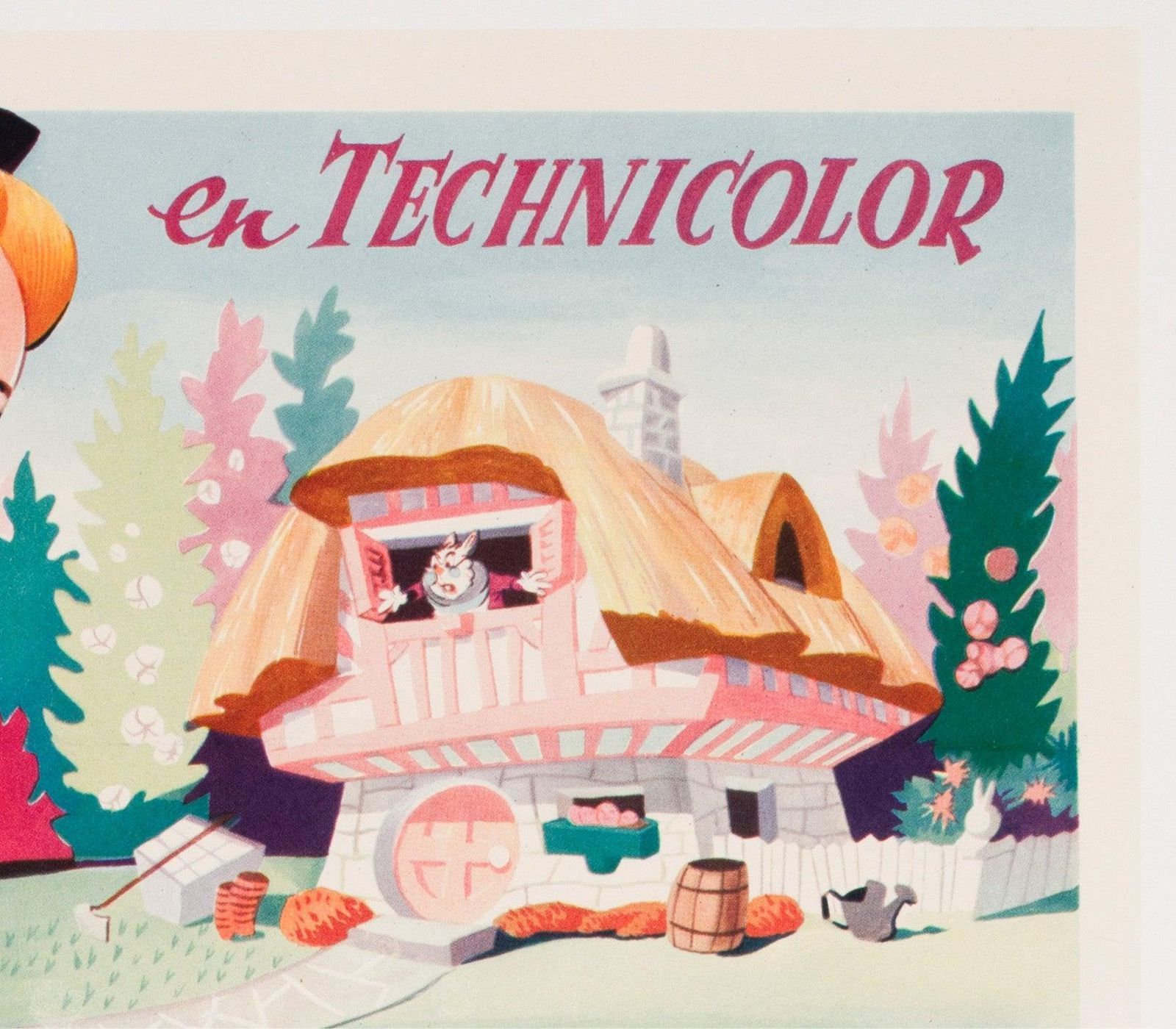 Affiche de cinéma belge Alice in Wonderland, 1951 photo Art