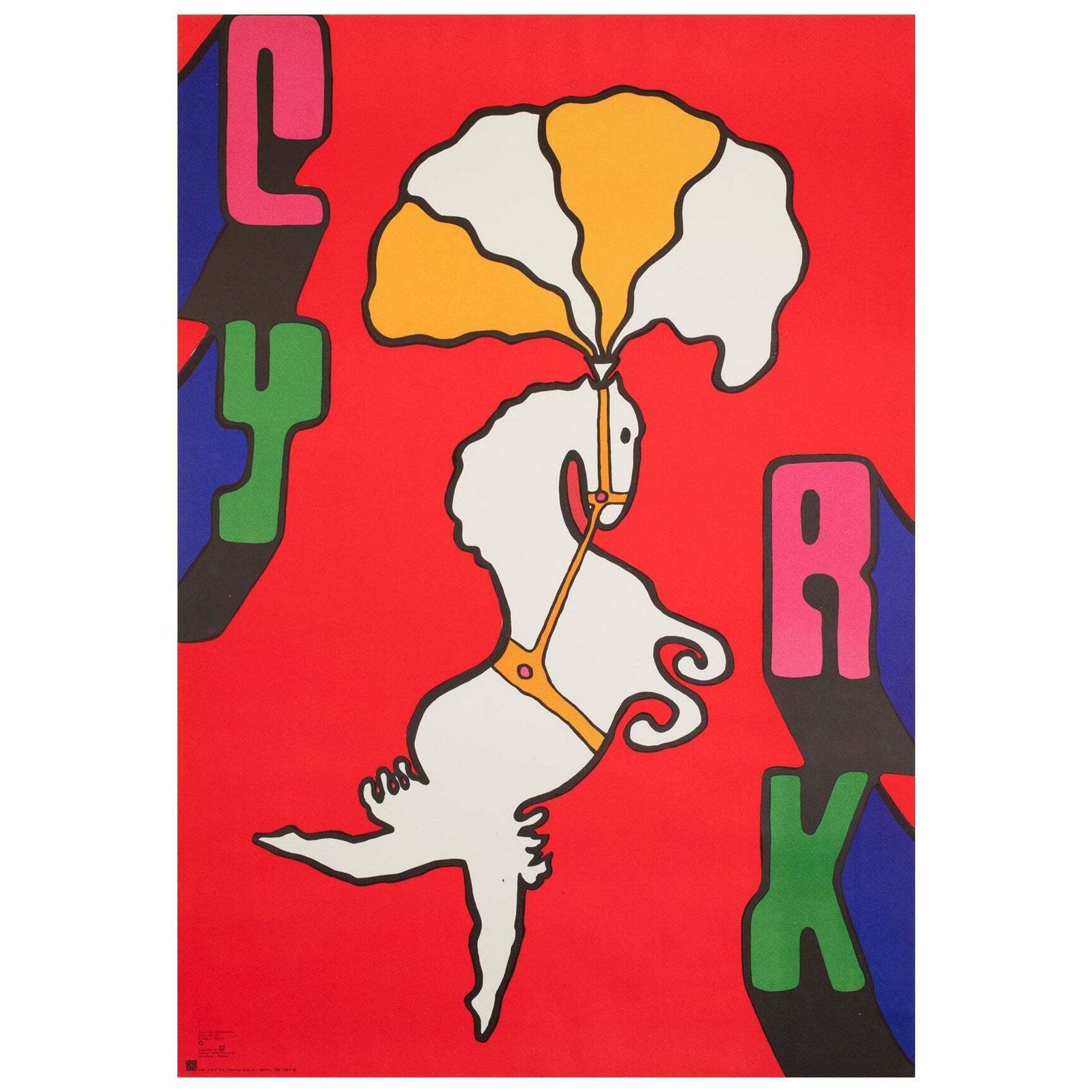 Cyrk Ballet Horse R1979 Polish Circus Poster, Jan Mlodozeniec
