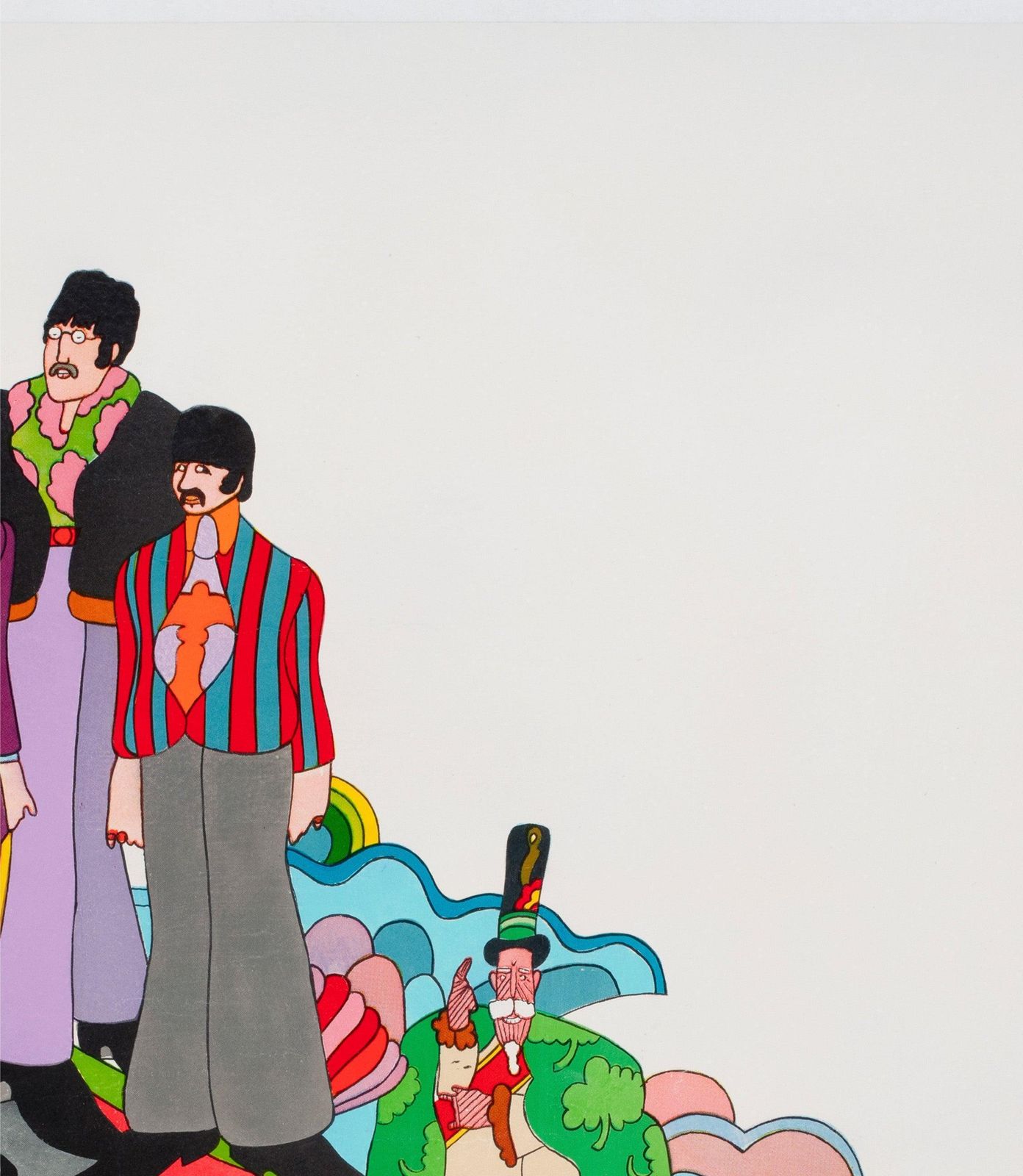 Yellow Submarine 1968 Uk Quad Advance Film Poster, Heinz Edelmann photo Kunst
