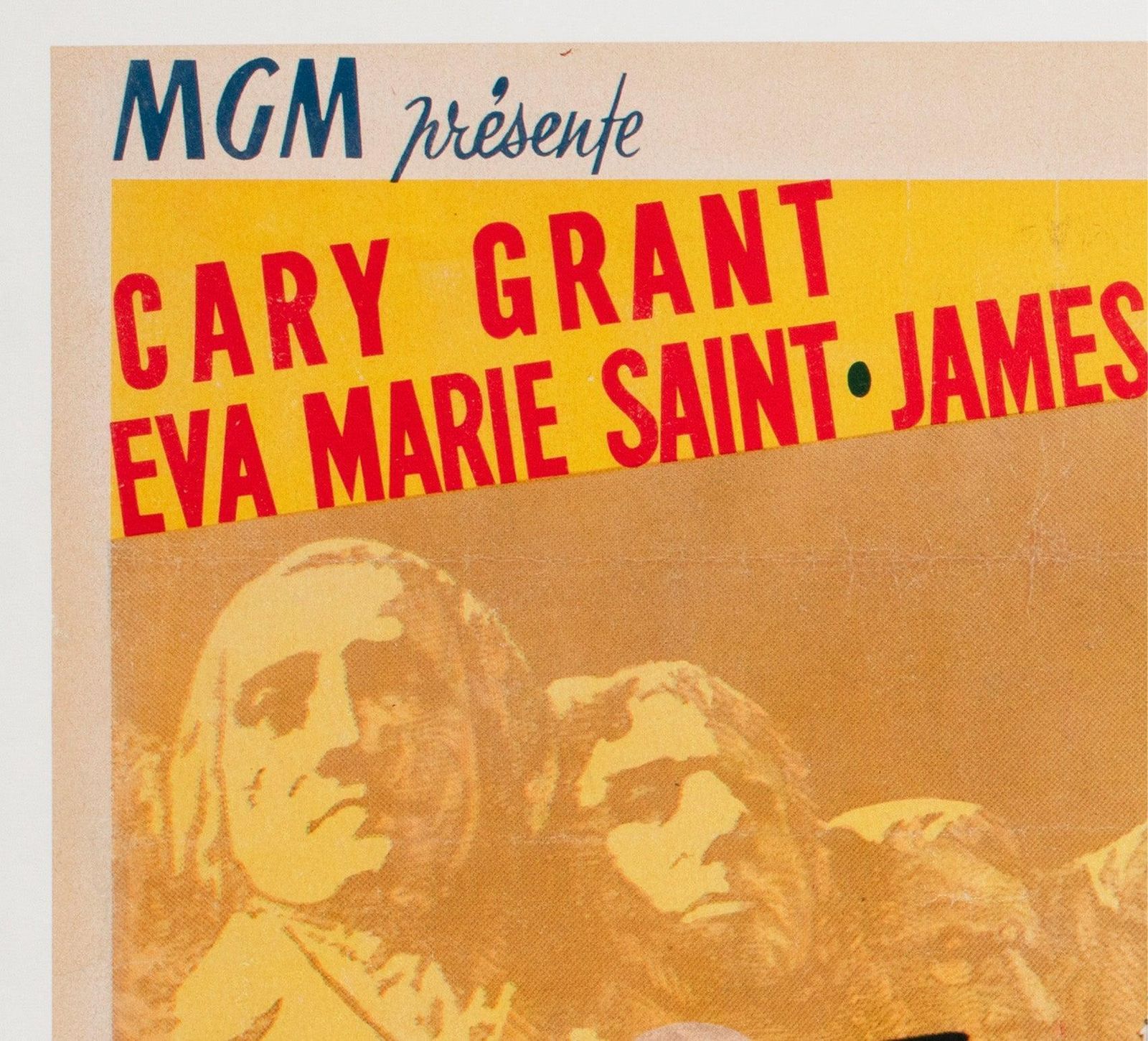 North By Northwest 1959 Belgische Filmposter photo for sale