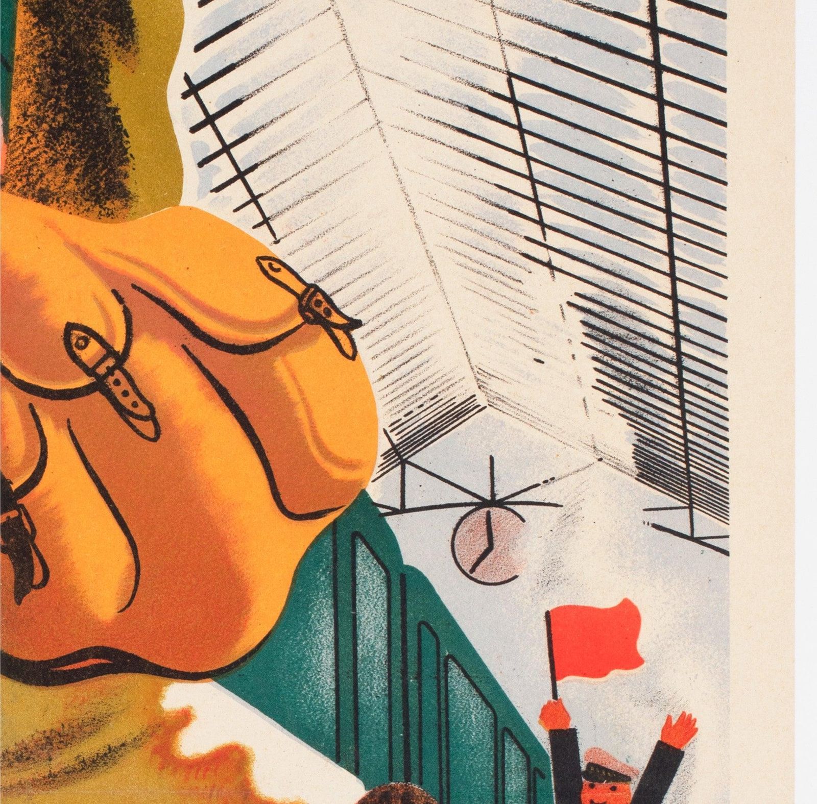Loterie Nationale Week End 1939 SNCF affiche de loterie ferroviaire française photo vinterior