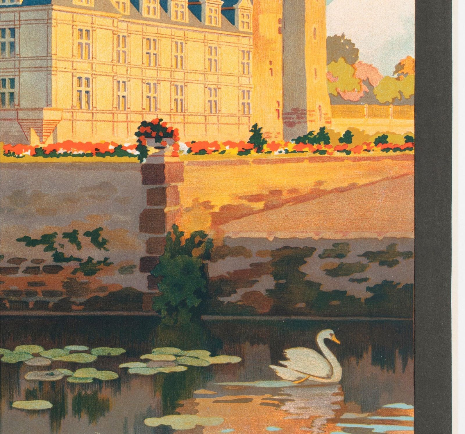 Villandry C1923 French Travel Advertising Poster, Constant Duval photo vinterior