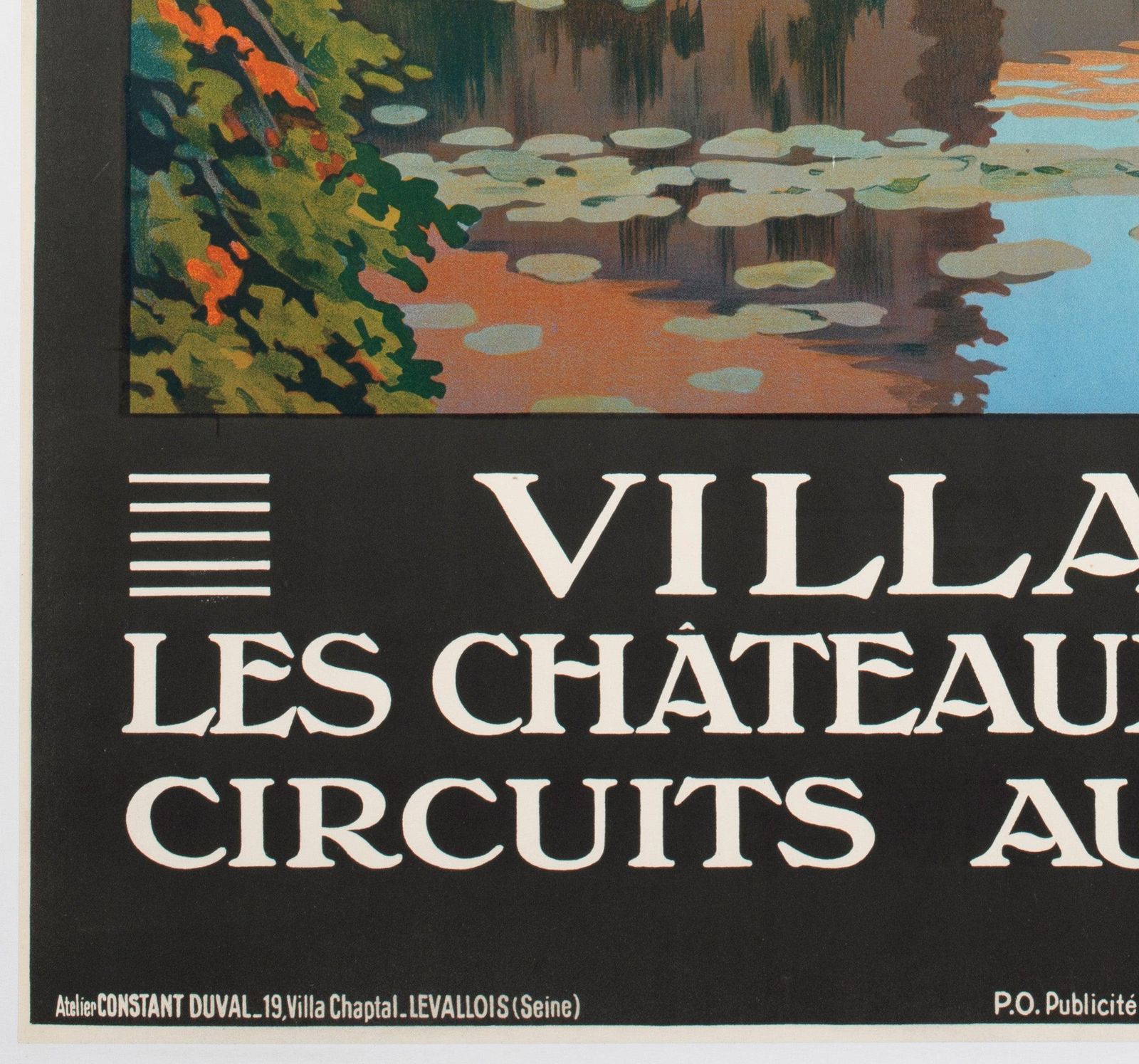 Villandry C1923 French Travel Advertising Poster, Constant Duval photo buy