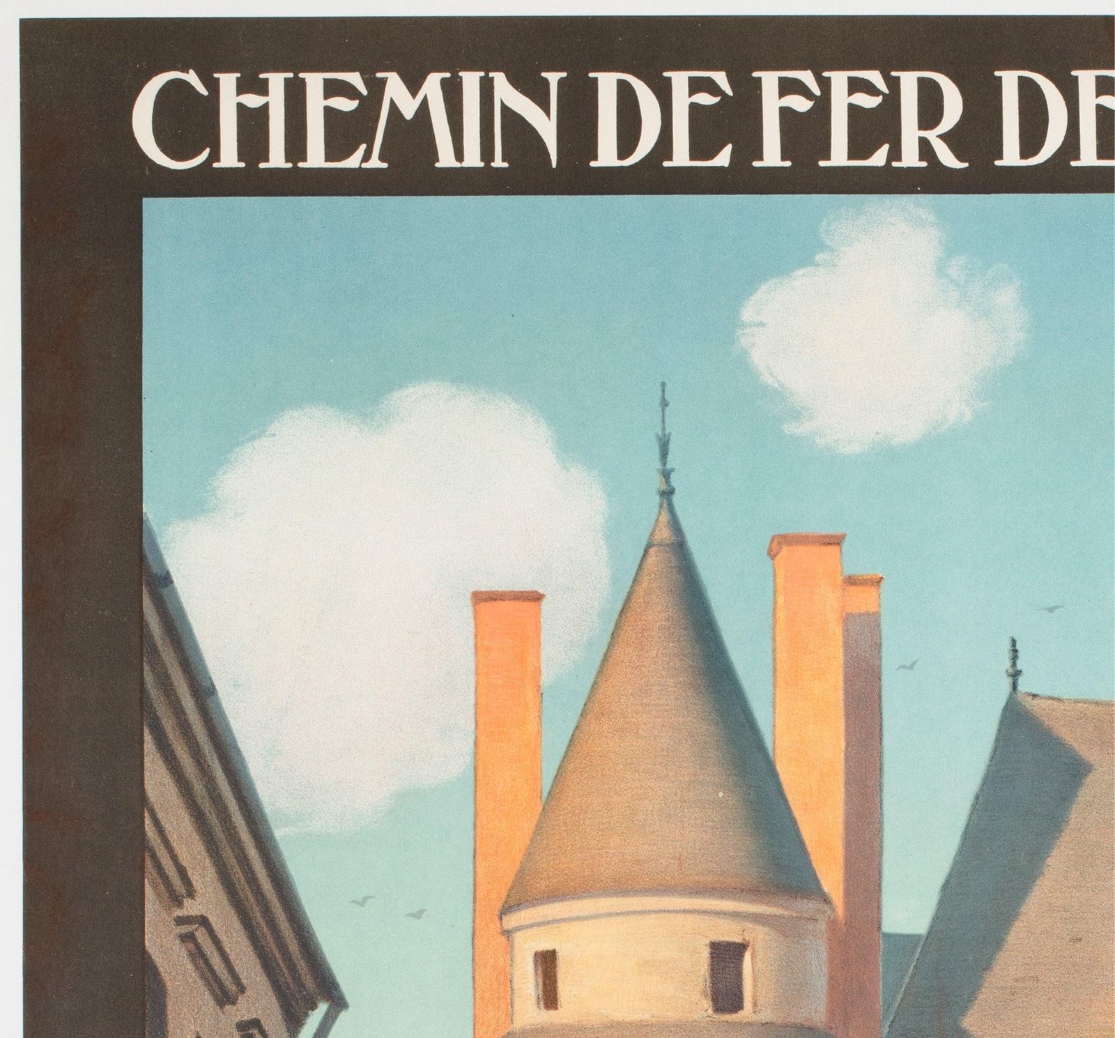 Langeais C1927 French Travel Advertising Poster, Constant Duval photo for sale