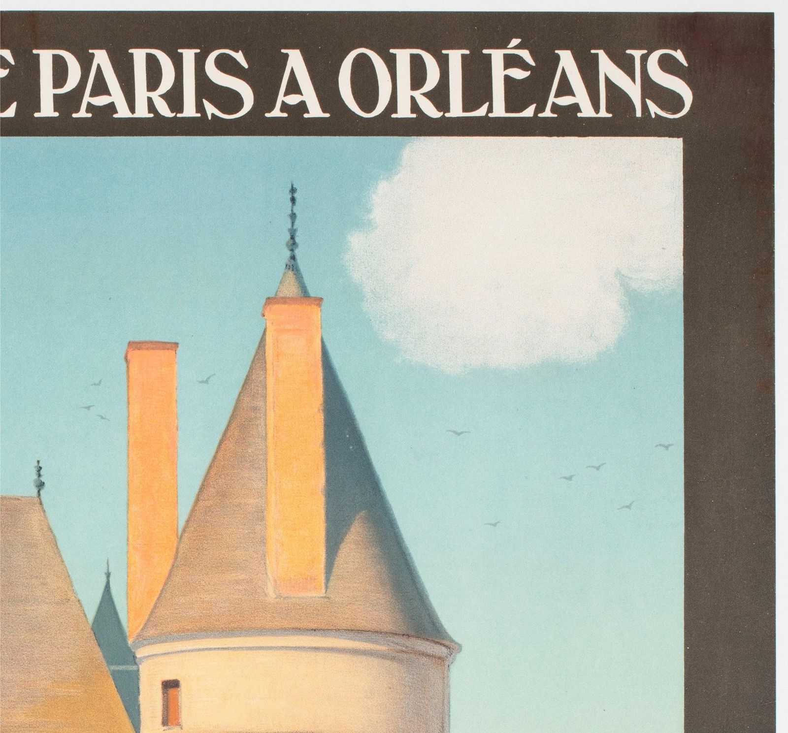 Langeais C1927 French Travel Advertising Poster, Constant Duval photo Art