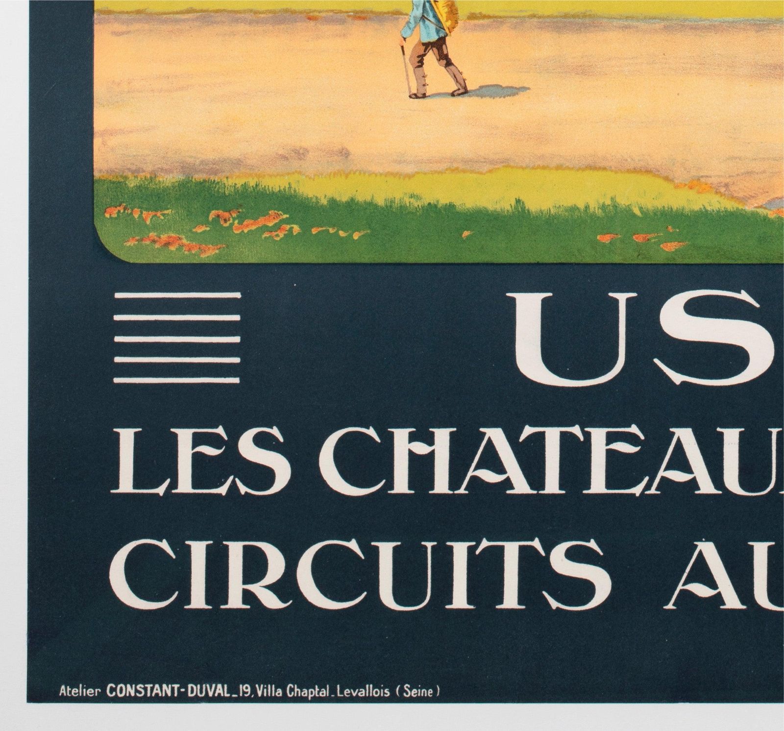 Usse Chateau Loire C1928 French Travel Advertising Poster, Constant Duval photo buy