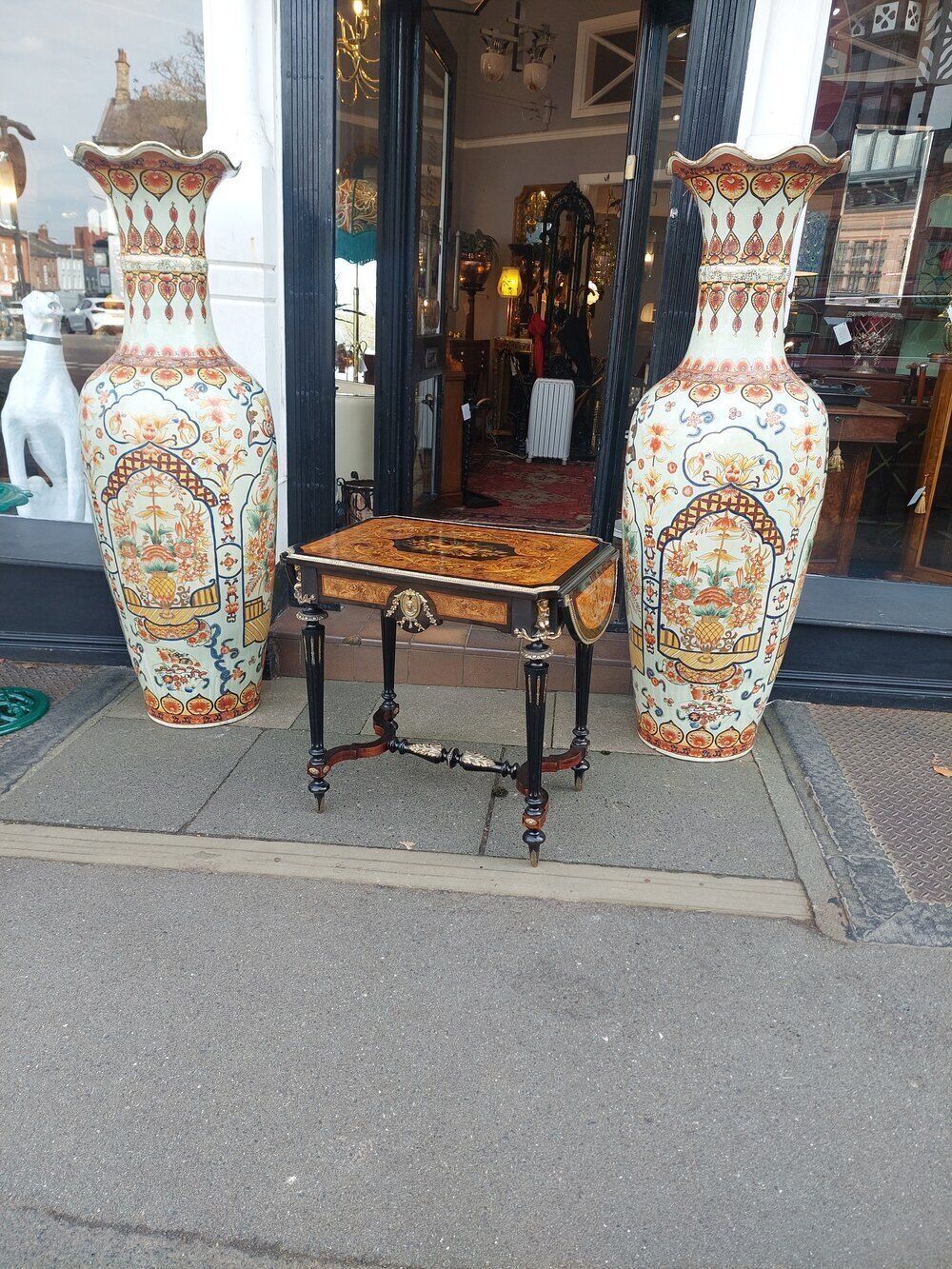 Pair Of Early 20thc Oversize Chinese Vases photo vinterior