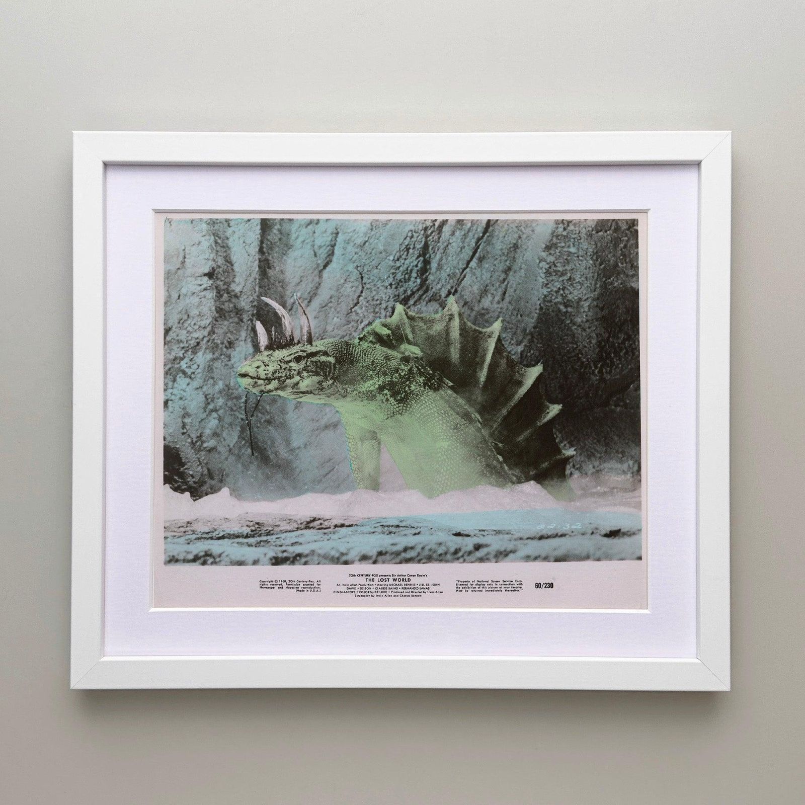 The Lost World 1960 Lobby Card   Framed photo for sale