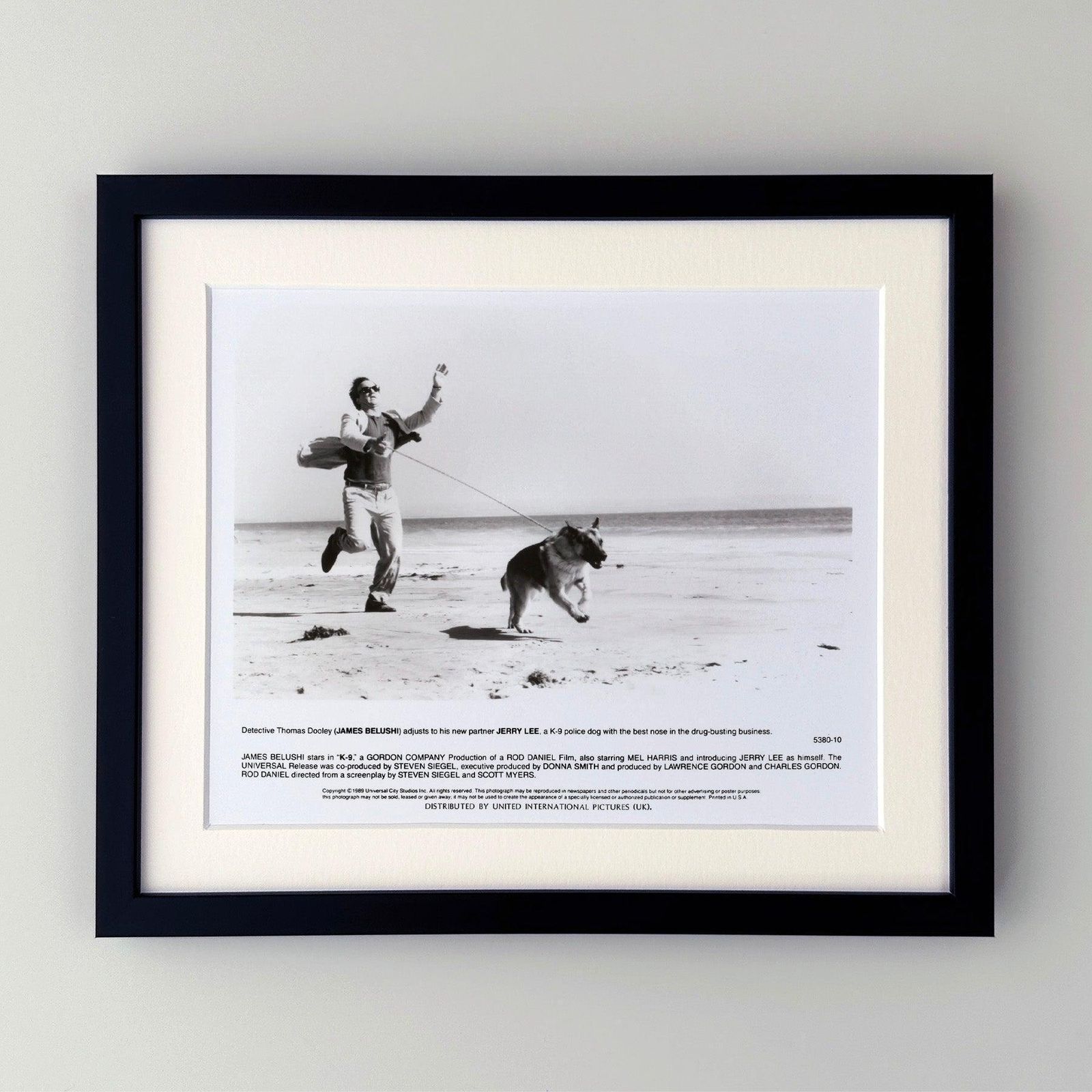 K 9 1989 Press Publicity Still   Framed photo furniture