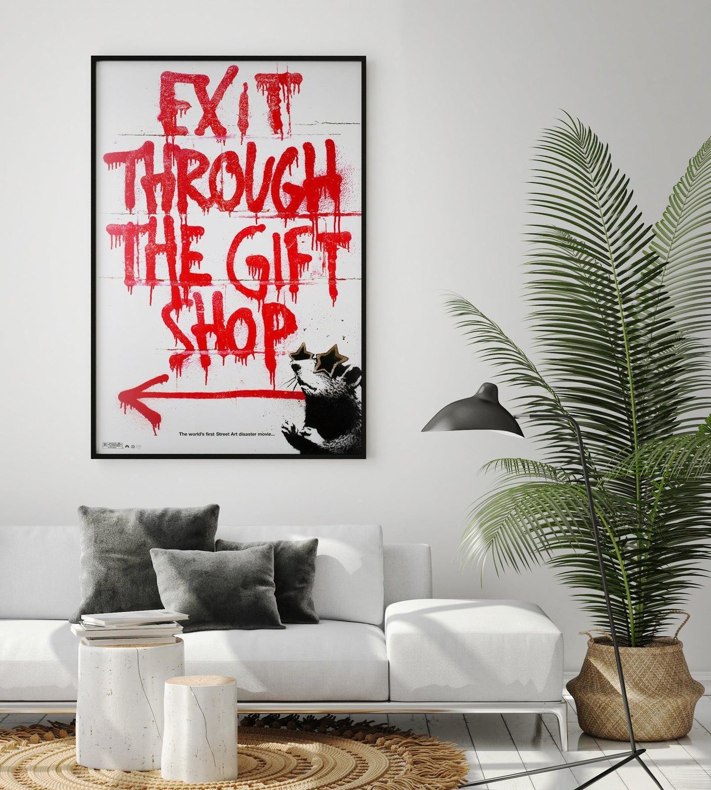Exit Through The Gift Shop 2010 Us 1 Sheet Film Poster, Banksy photo furniture