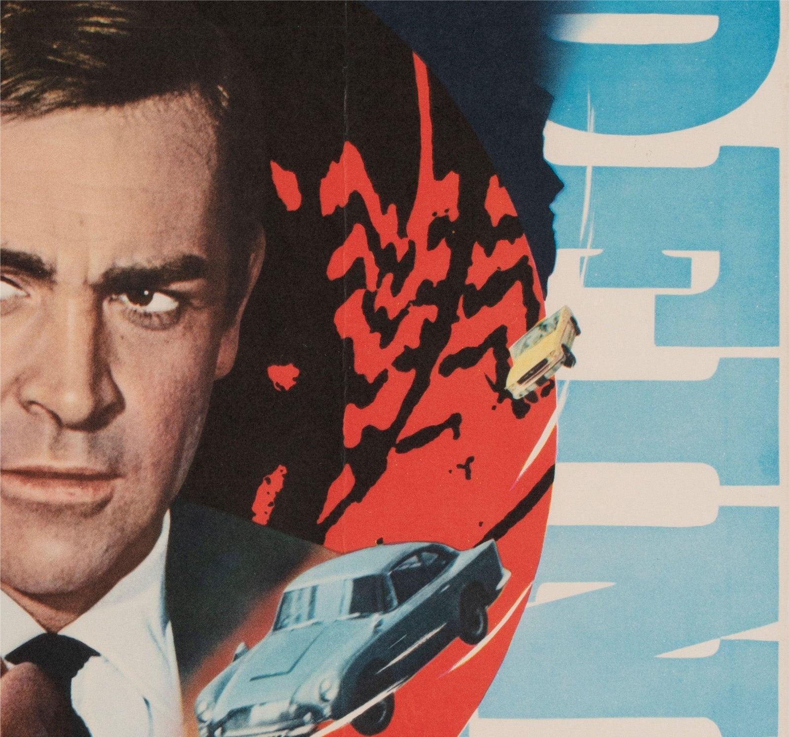 Affiche de cinéma japonaise B2 Goldfinger R1971 photo vinterior
