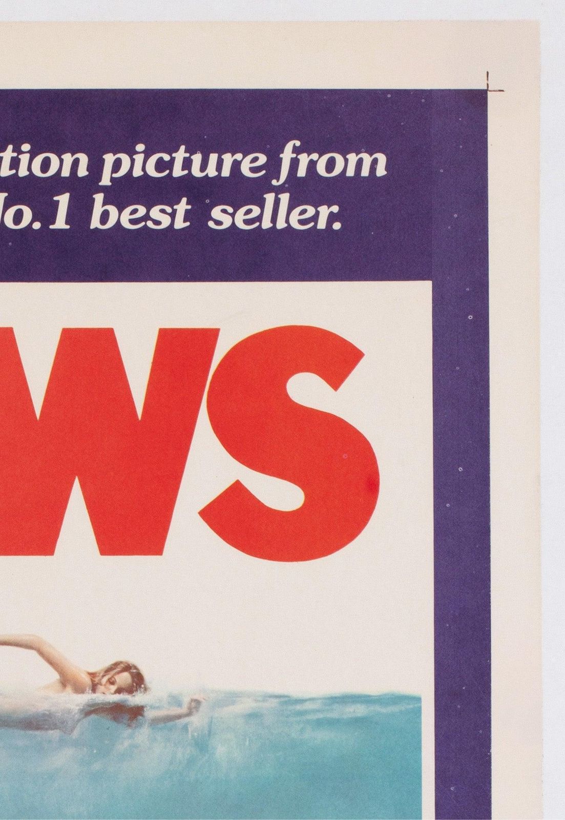 Jaws 1975 Australian Daybill Film Poster, Roger Kastel photo Art