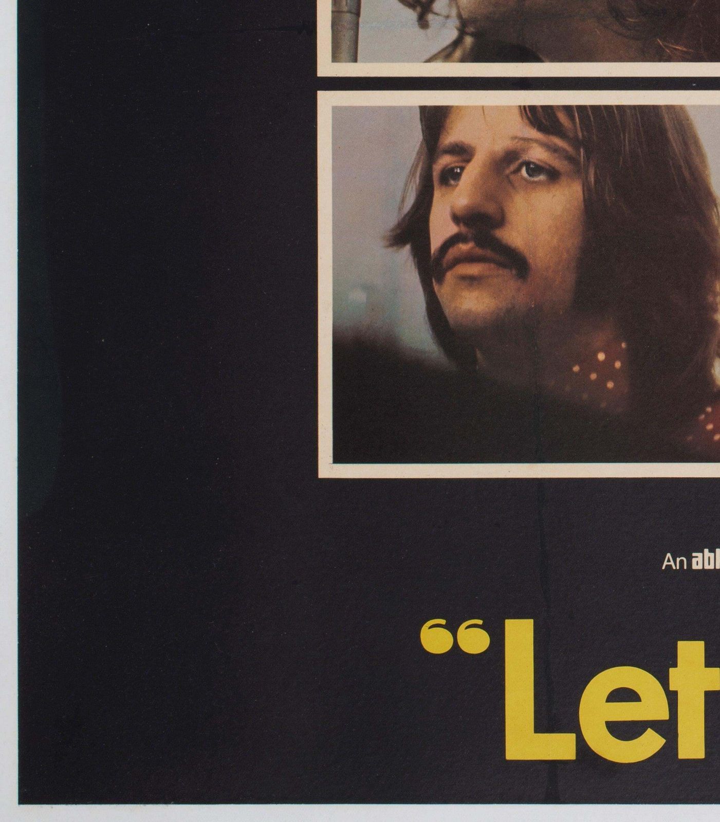 Let It Be 1970 Uk Quad Film Poster, The Beatles photo vinterior