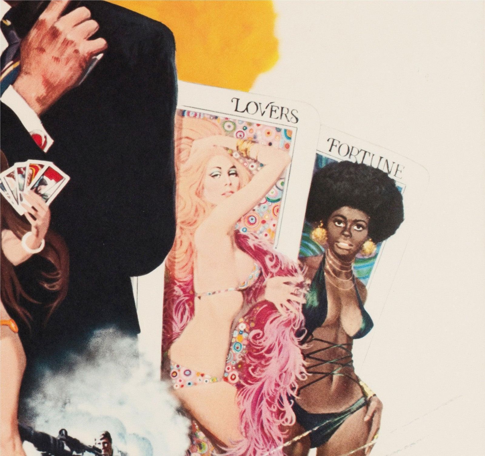 Affiche de cinéma japonaise B2 Live And Let Die 1973, Robert Mcginnis photo vinterior