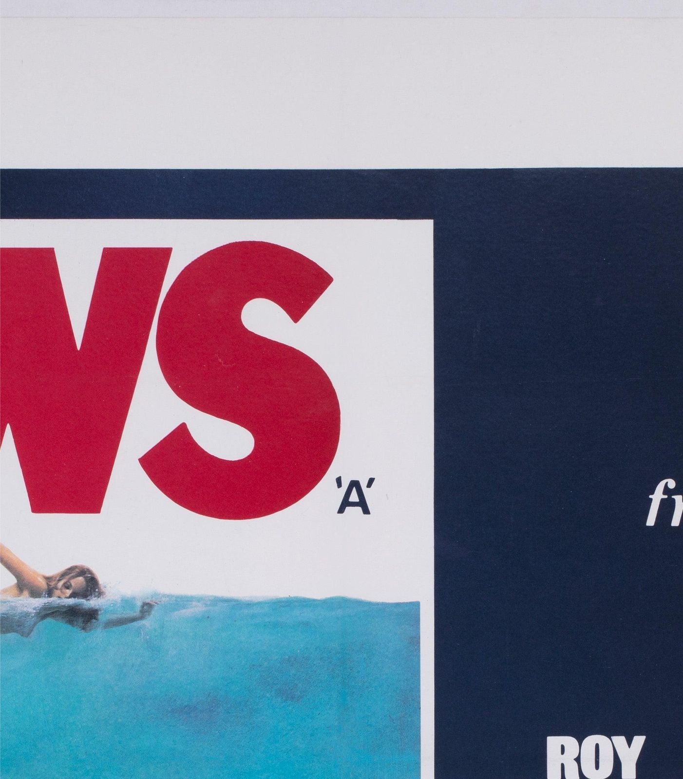 Affiche de cinéma Jaws 1975 UK Quad, Roger Kastel photo Art