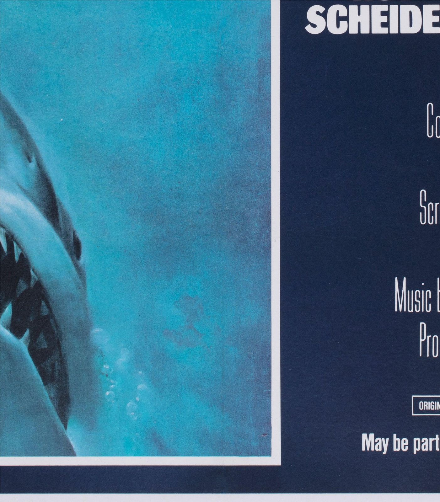 Jaws 1975 Uk Quad Film Poster, Roger Kastel photo buy