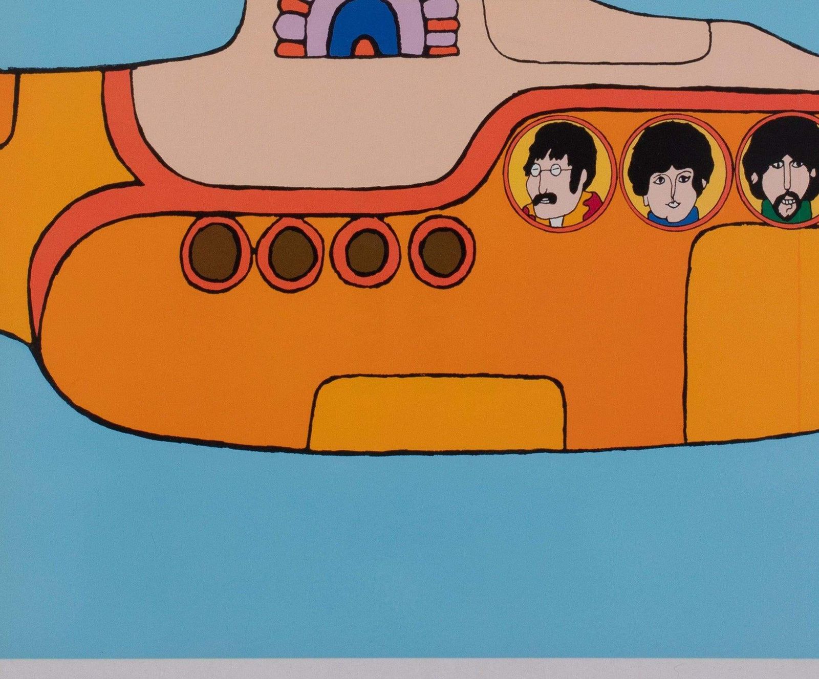 Affiche Yellow Submarine 1968 Capitol Records, Heinz Edelmann photo buy