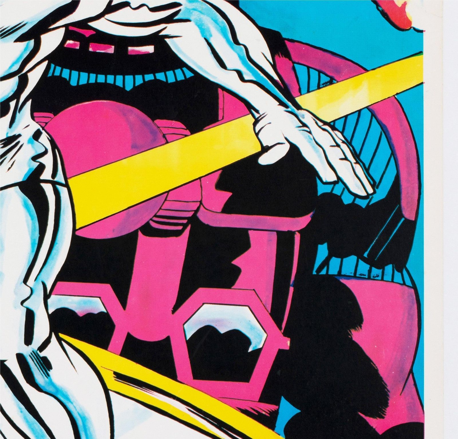 Galactus And The Silver Surfer 1970 Marvel Poster, Jack Kirby photo vinterior