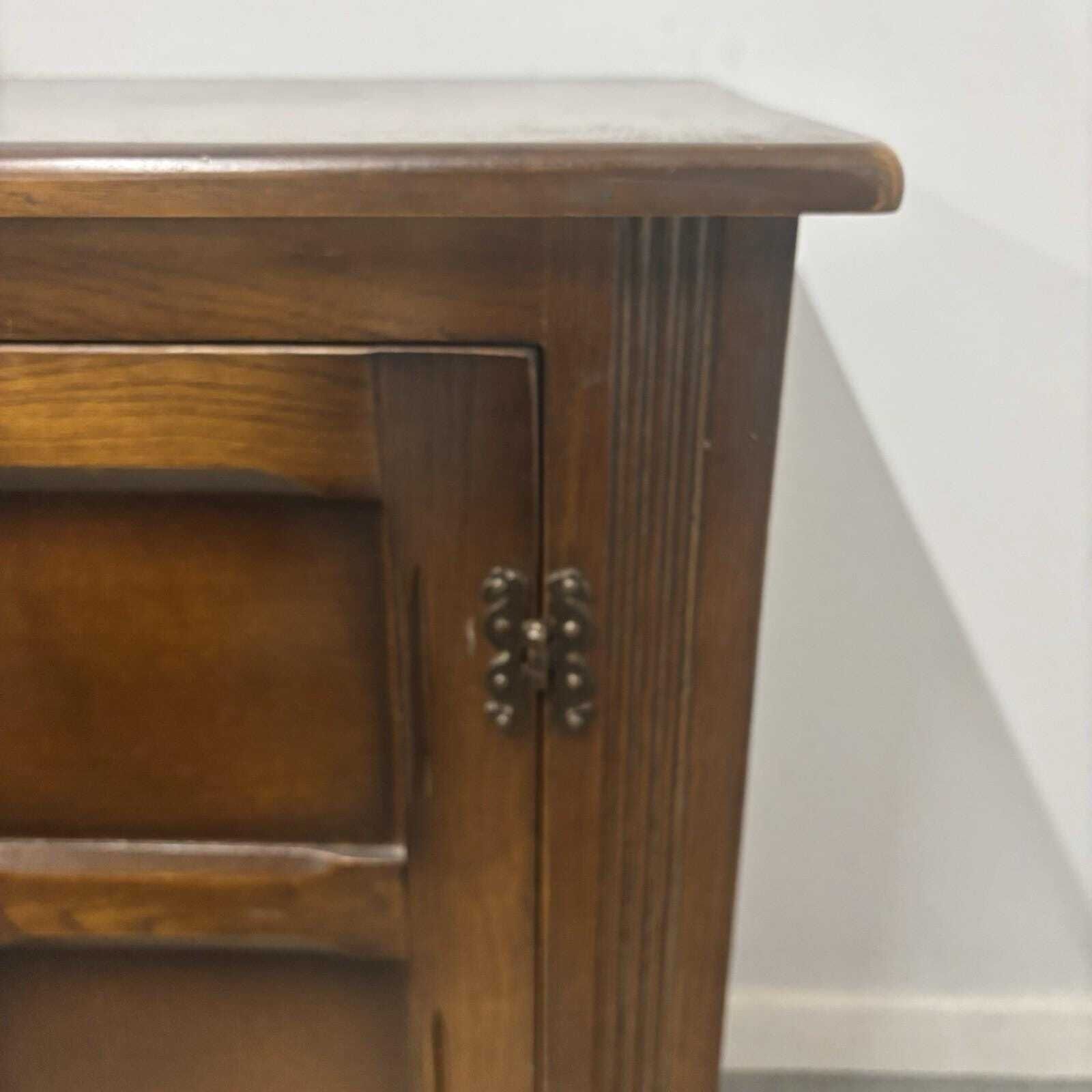 Vintage Wooden Sideboard Cabinet With Drawers & Cupboards – Traditional Storage photo buy