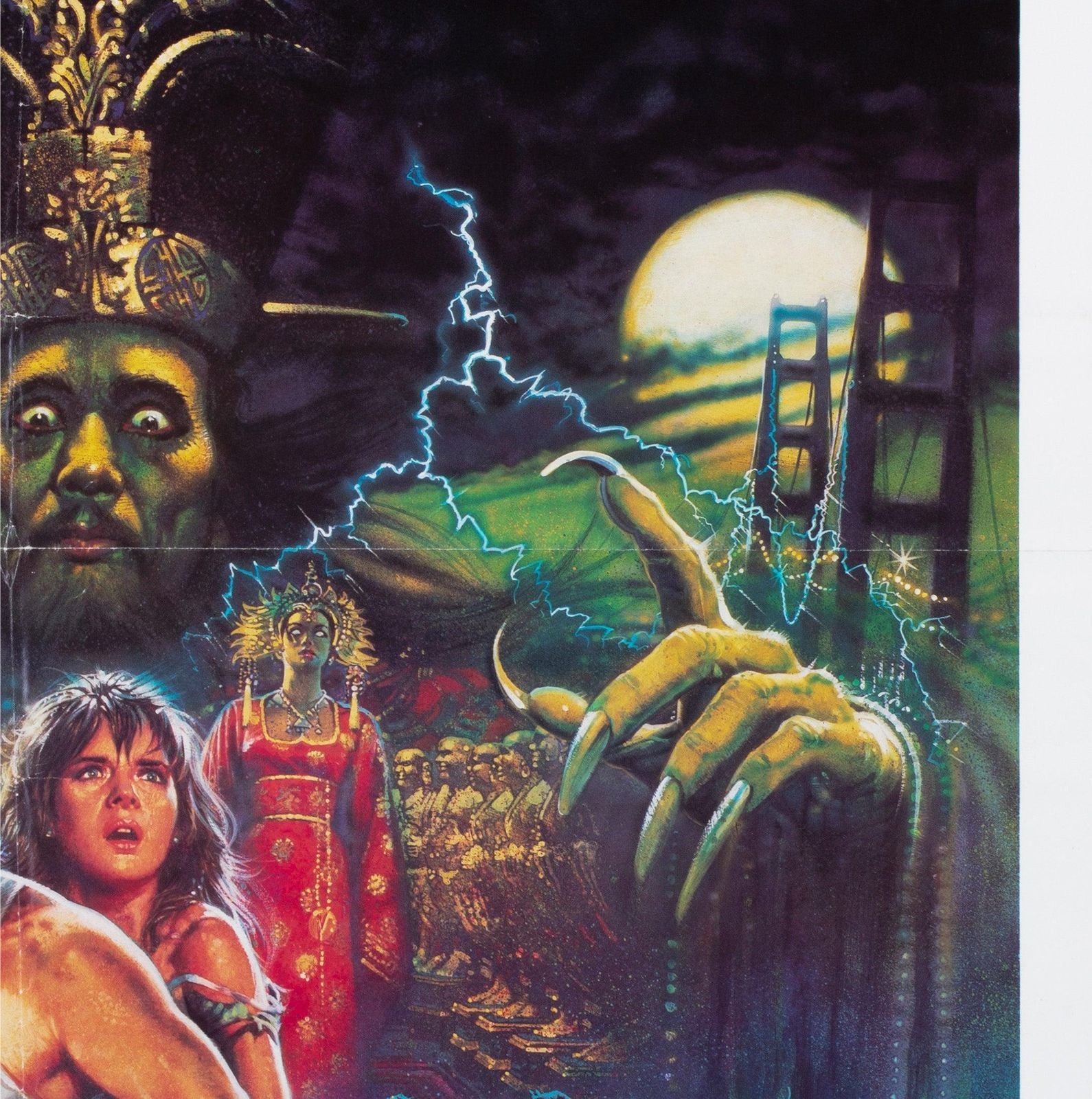 Big Trouble In Little China 1986 Us International 1 Sheet filmaffiche, Bysouth photo vinterior