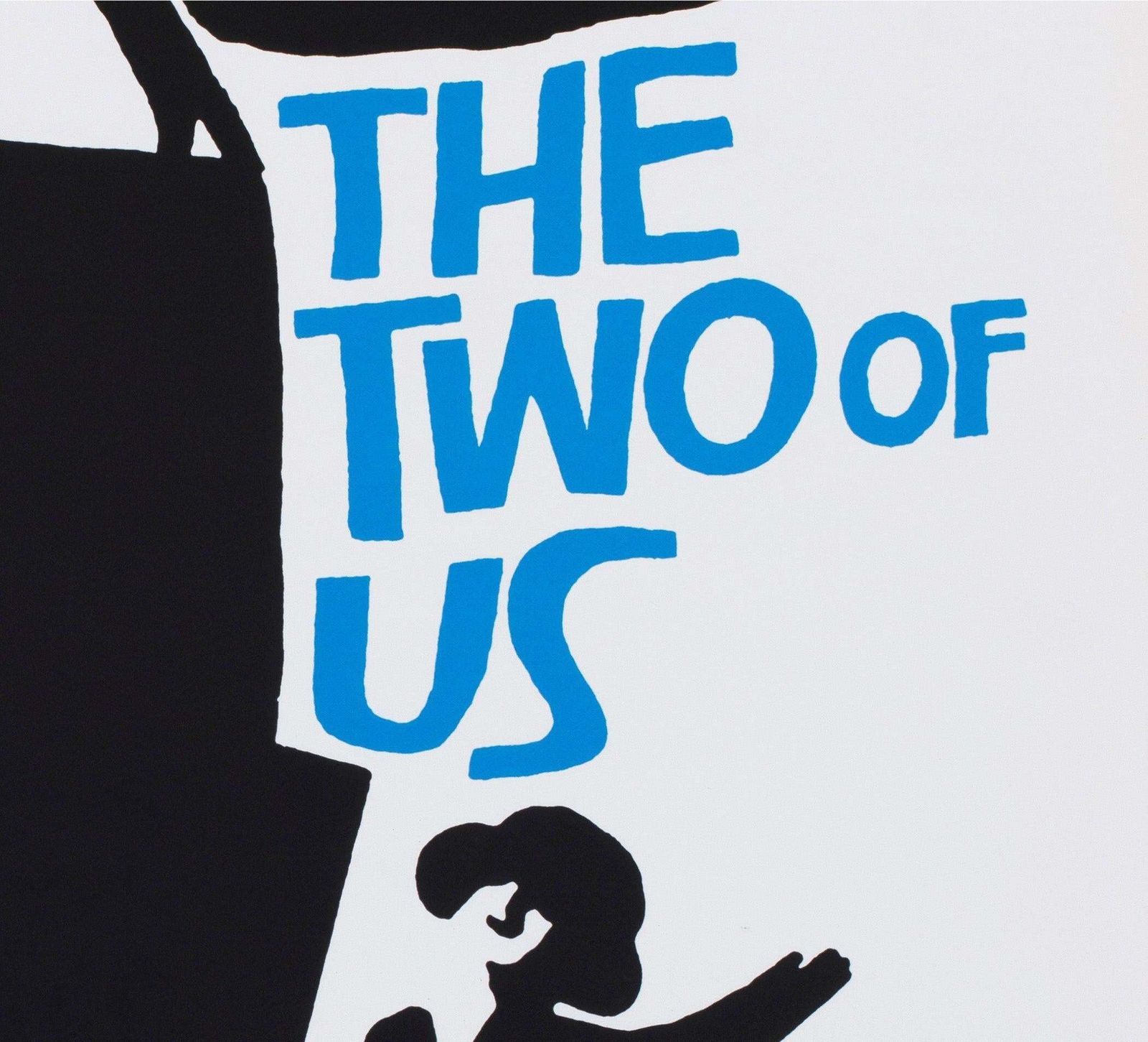 Affiche de cinéma sérigraphiée en édition limitée The Two Of Us, vers 1967, par Saul Bass photo vinterior