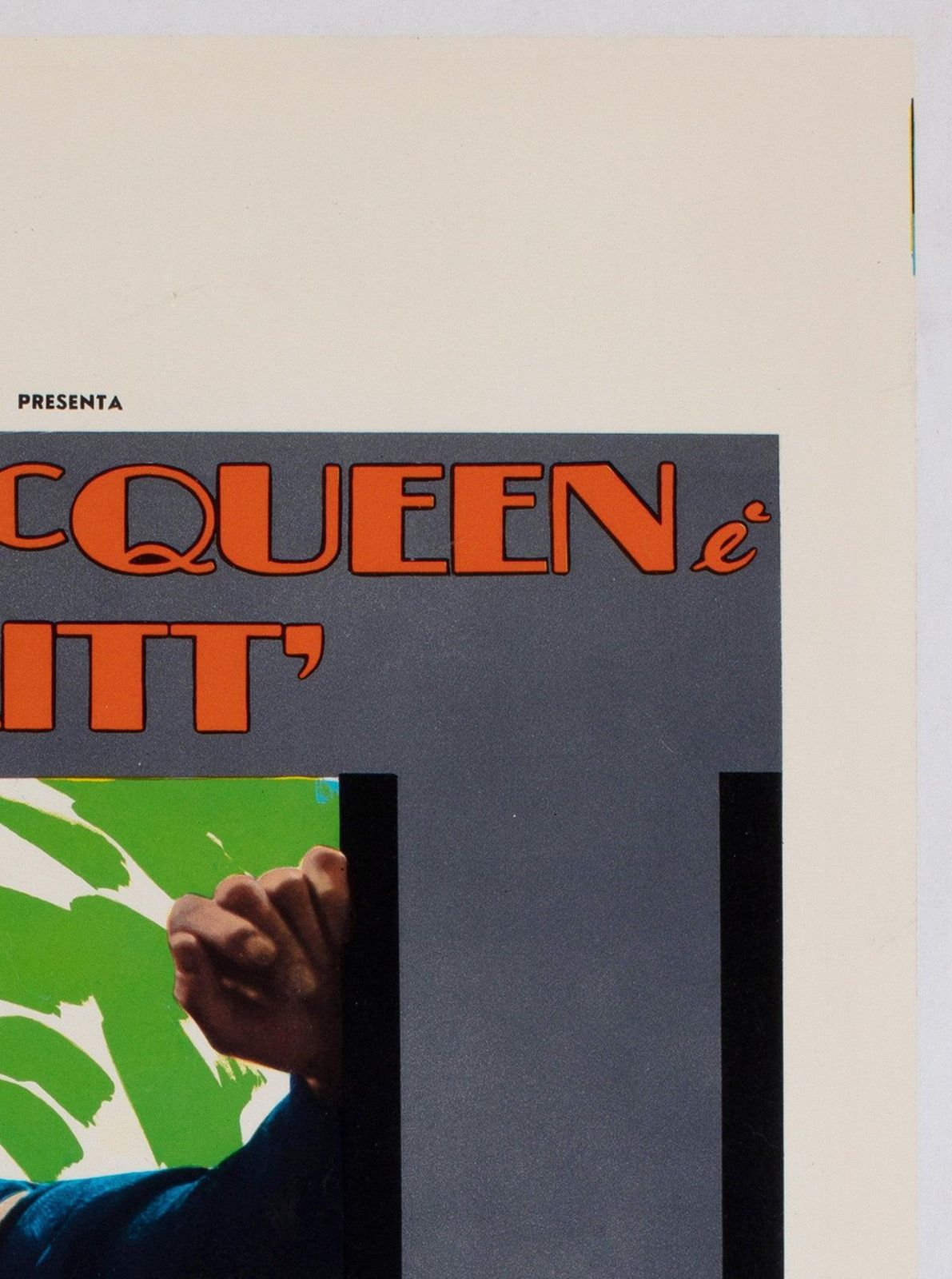 Bullitt 1969 Italiaanse Locandina filmaffiche, Renato Ferrini photo Kunst