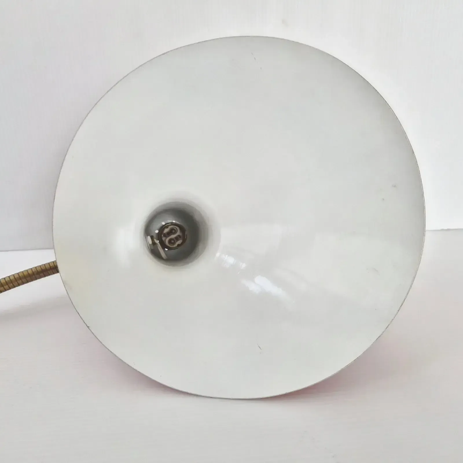 288.0 Vintage 1950s Table Lamp, Metal & Brass, Dlg Jean Boris Lacroix, Serge Mouille photo