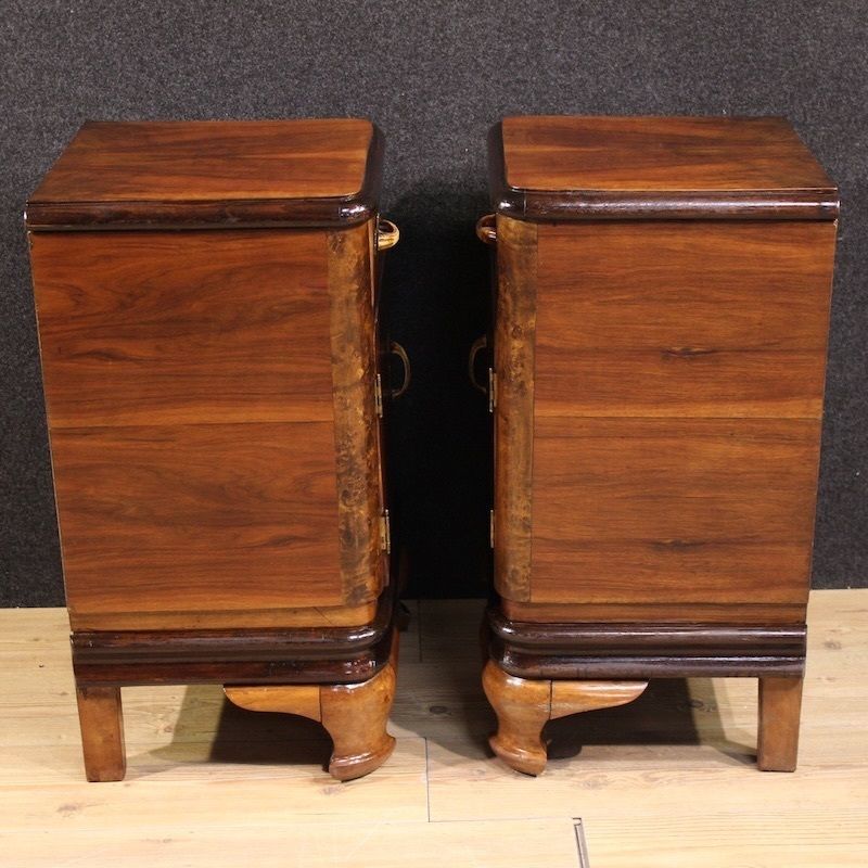 Pair Of 20th Century Italian Bedside Tables photo for sale