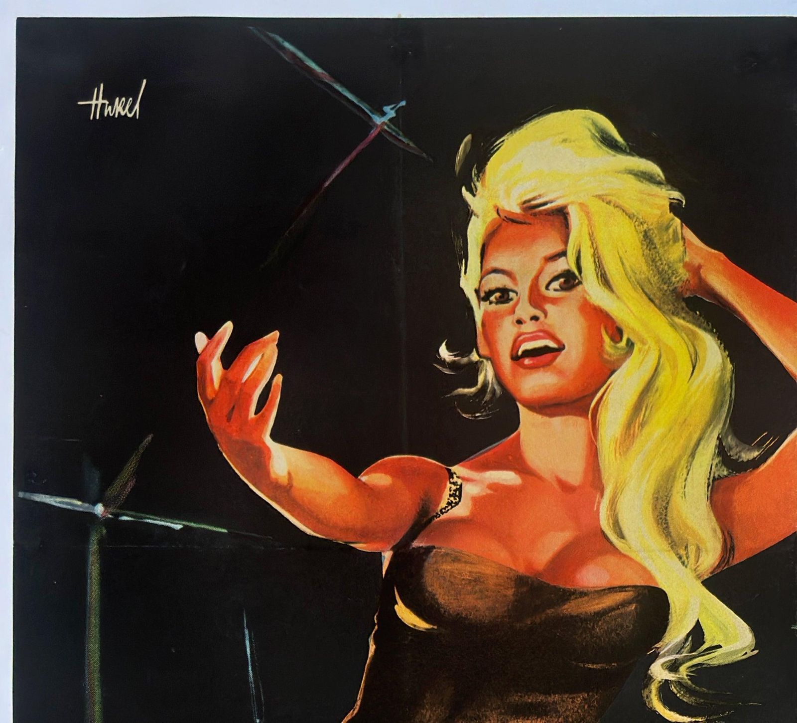Affiche de cinéma française Grande, Come Dance With Me, 1959, Clement Hurel photo for sale
