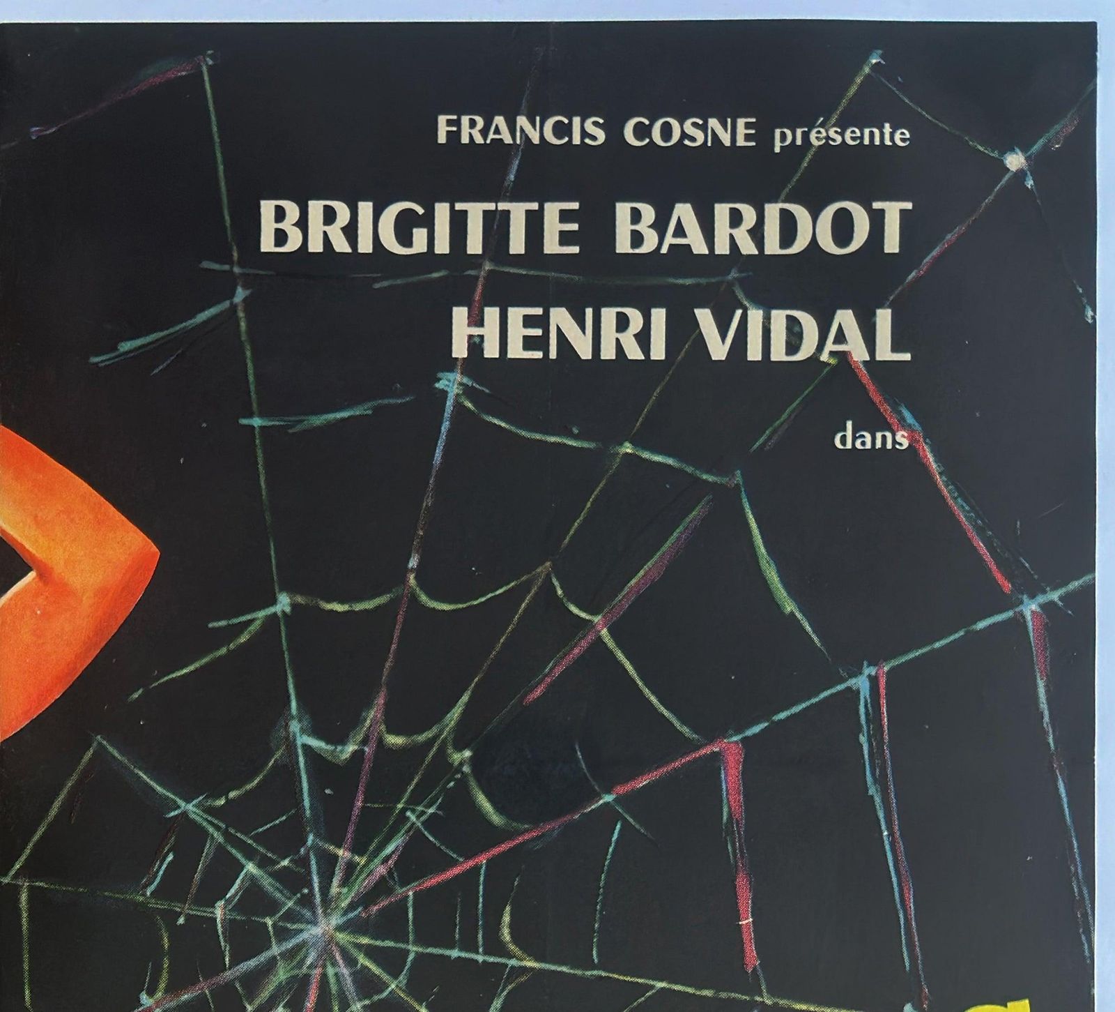 Come Dance With Me 1959 French Grande Film Poster, Clement Hurel photo Art