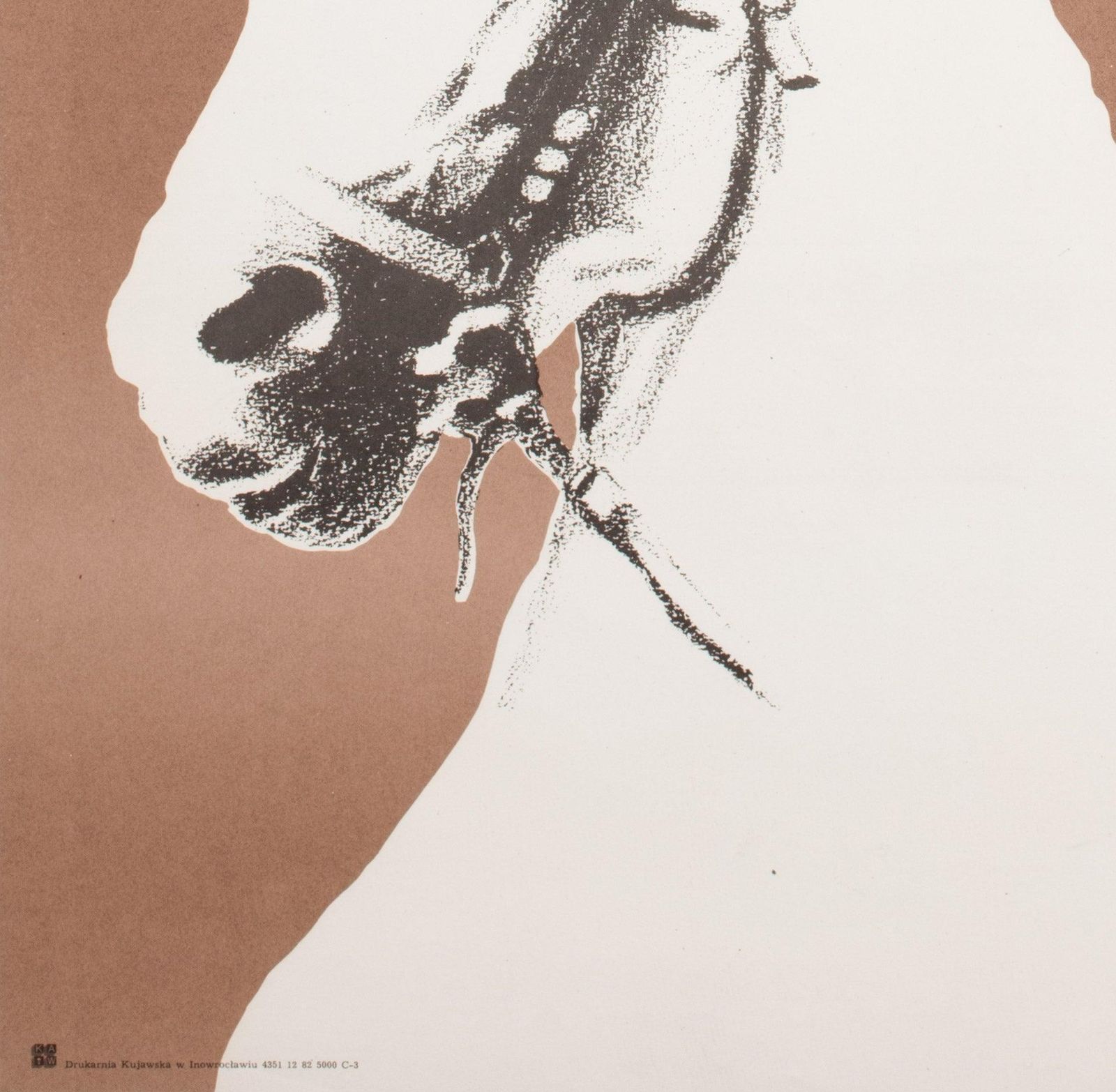 Affiche de cirque polonaise Cyrk Horses Heads B1 1975, par Lech Majewski photo buy