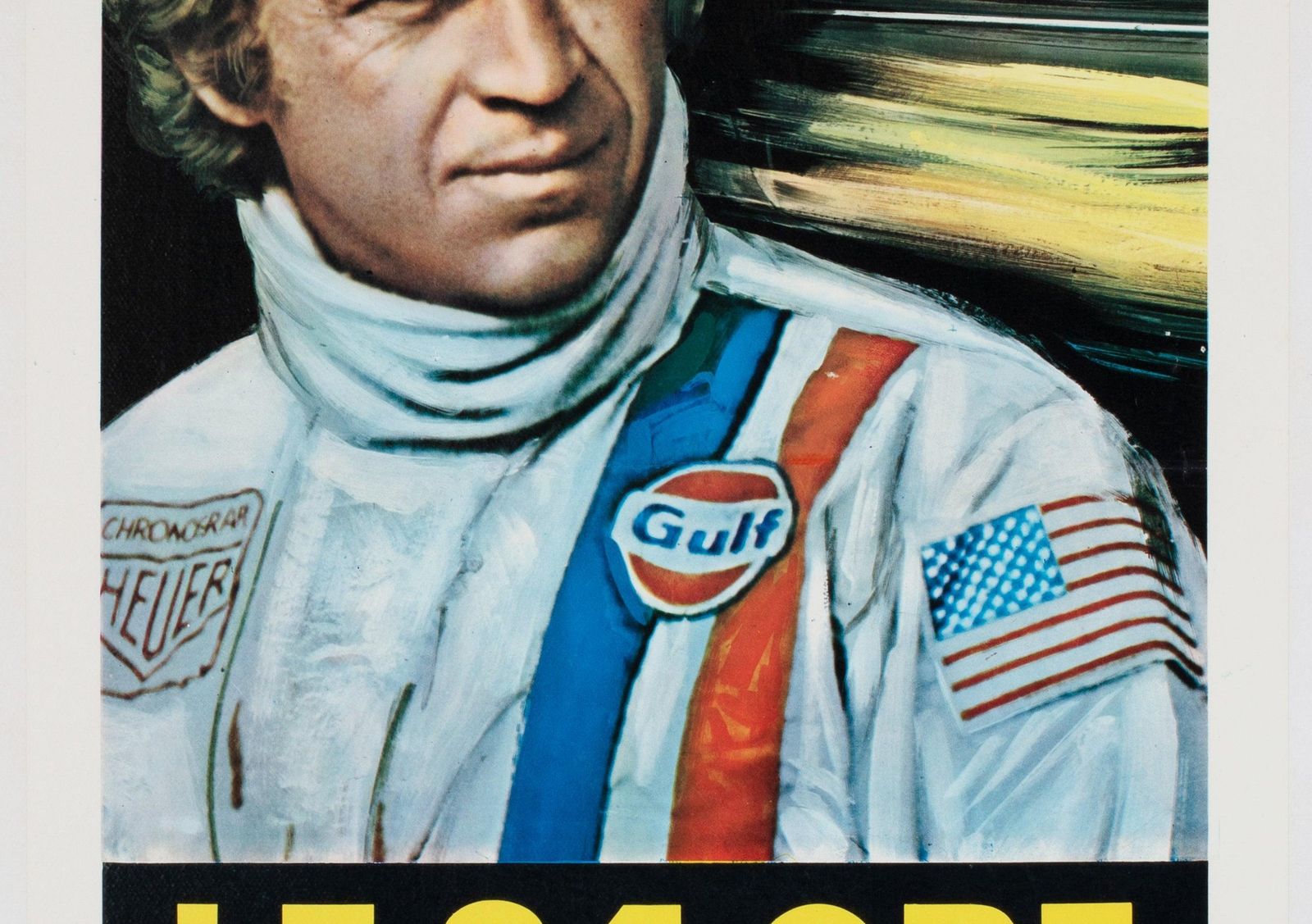 Affiche de cinéma italienne Le Mans 1971, Locandina photo Art